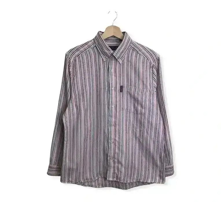 Kangol Kangol Stripe Design Flannel Shirt Button Up Size US L / EU 52-54 / 3 - 1 Thumbnail