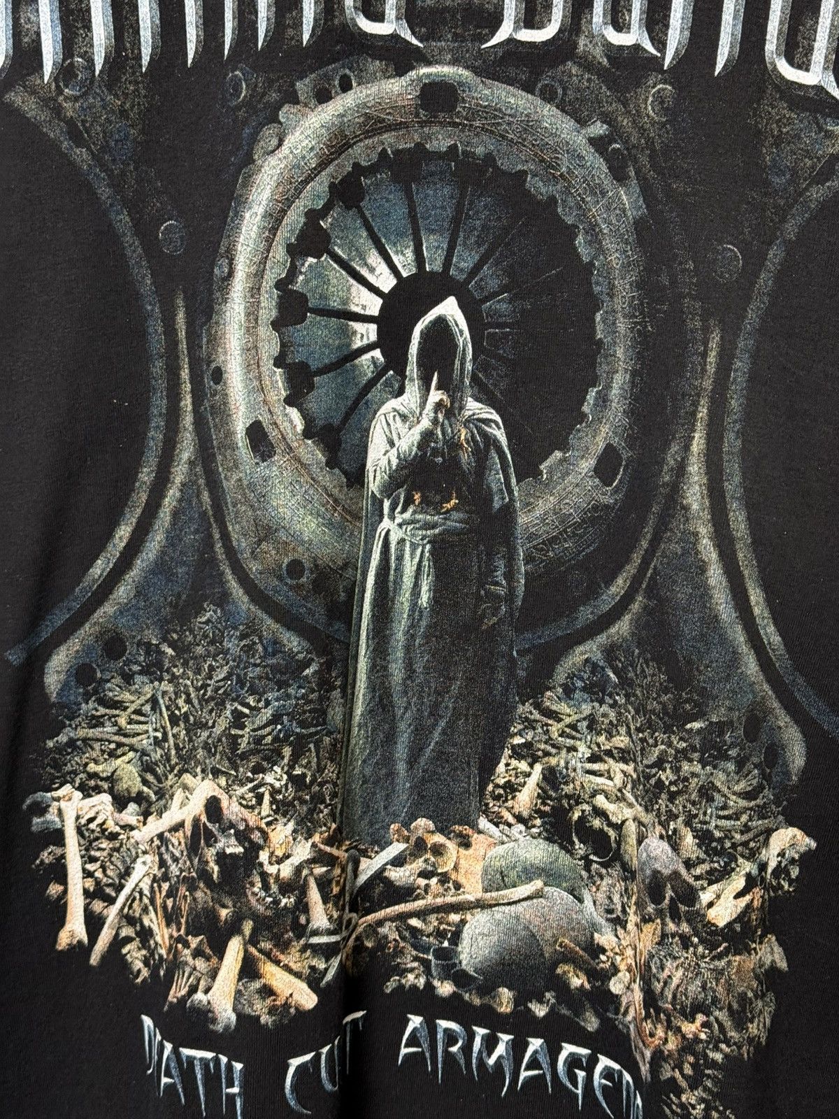 Band Tees Vintage 2003 Dimmu Borgir Death Cult Armageddon Long Sleeve Size US XL / EU 56 / 4 - 9 Thumbnail