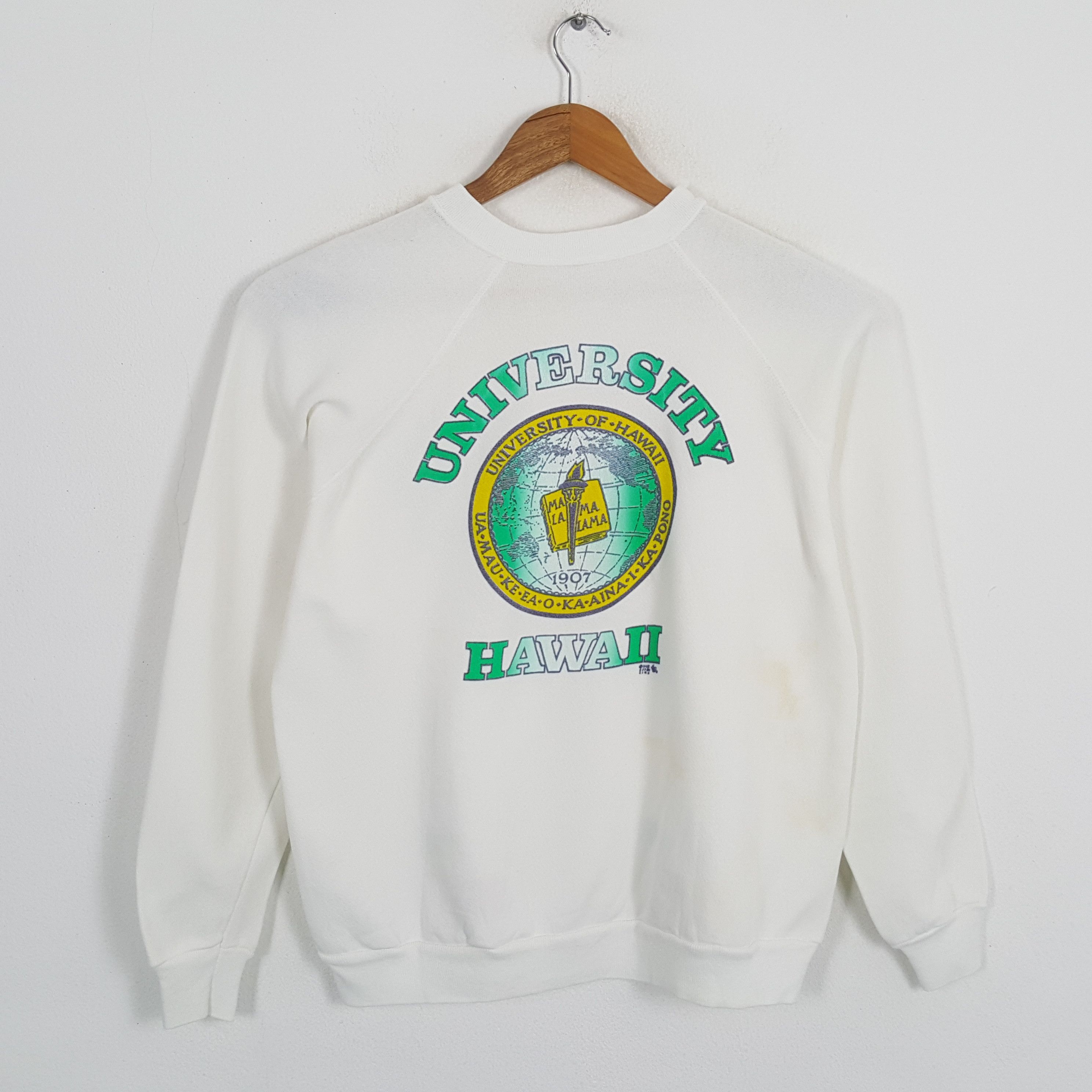 Vintage Vintage 90's UNIVERSITY OF HAWAII Promotion Sweatshirts Size US M / EU 48-50 / 2 - 1 Thumbnail