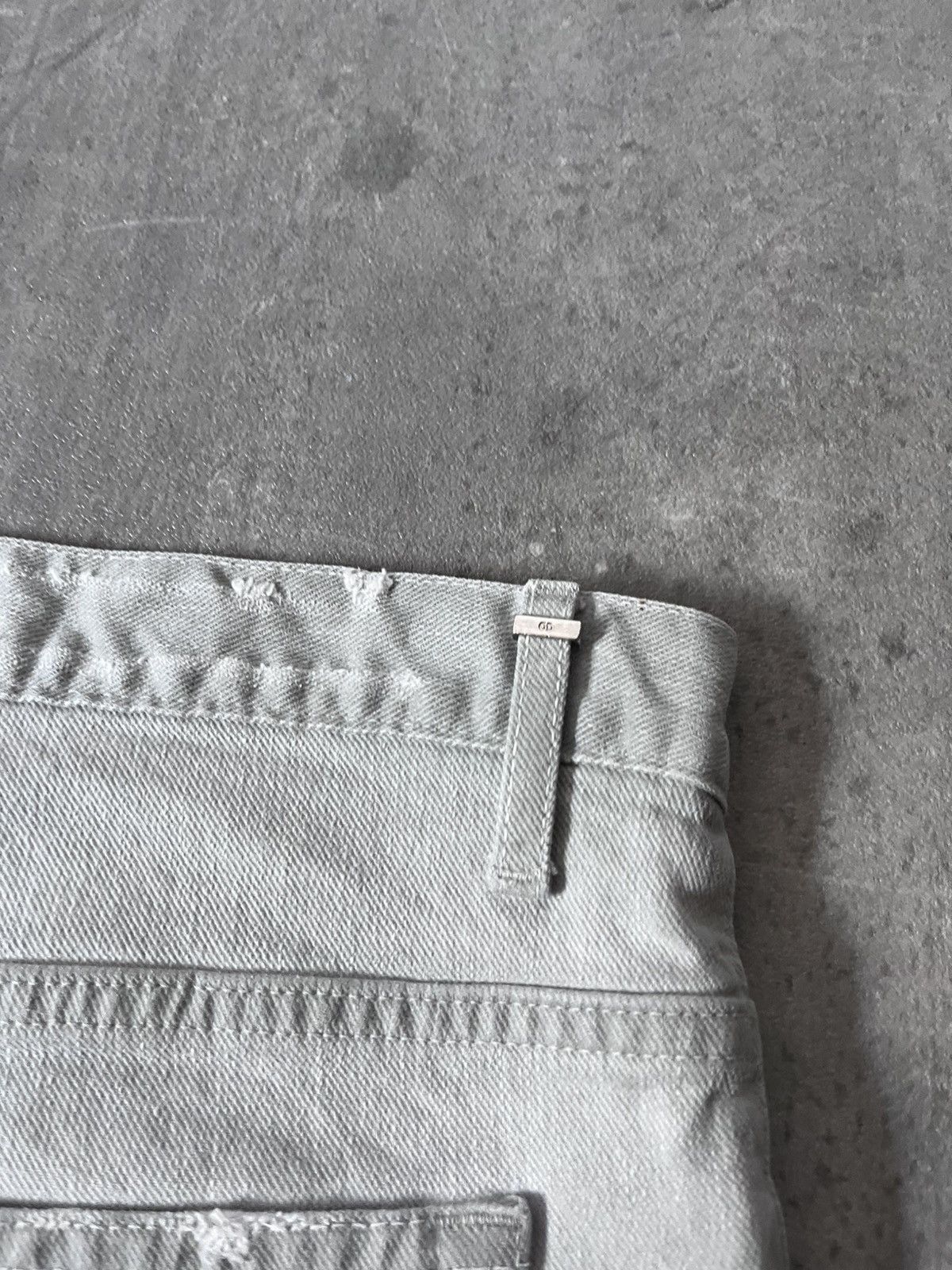 Dior Dior by Hedi Slimane 00s jeans grey white Size US 30 / EU 46 - 10 Thumbnail