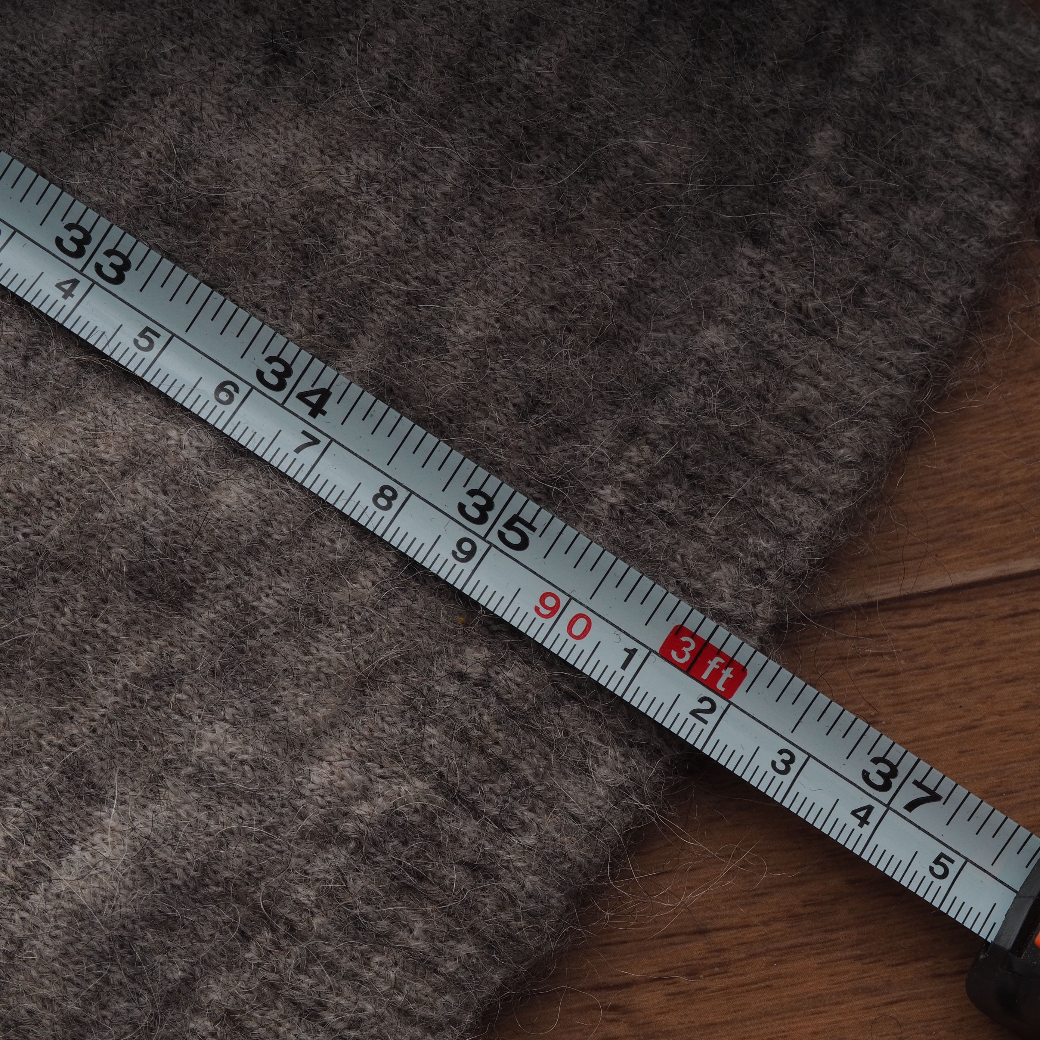 Purdey Purdey Gray Wool Alpaca Long Open Sweater Cardigan Size S / US 4 / IT 40 - 10 Thumbnail