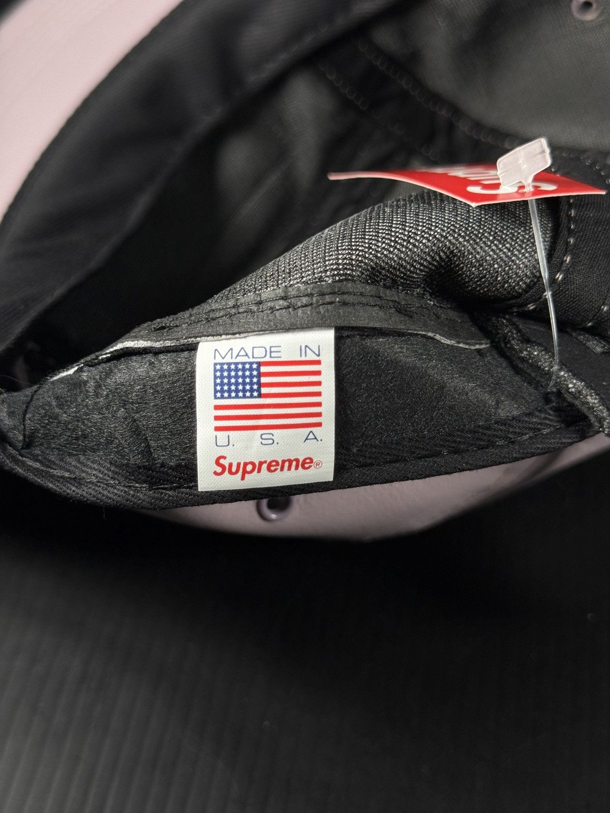 Supreme SUPREME FW15 LEATHER 5-PANEL CAMP CAP LIGHT PURPLE BNWT Size ONE SIZE - 5 Thumbnail