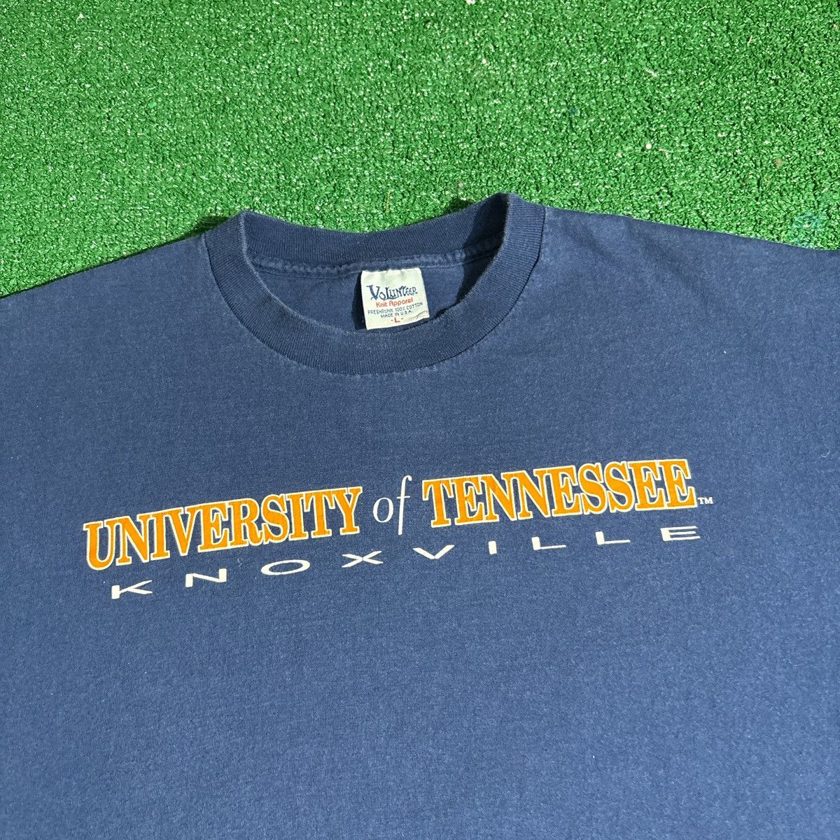 Vintage Vintage University of Tennessee Knoxville Navy Graphic Tee Size US XL / EU 56 / 4 - 2 Thumbnail