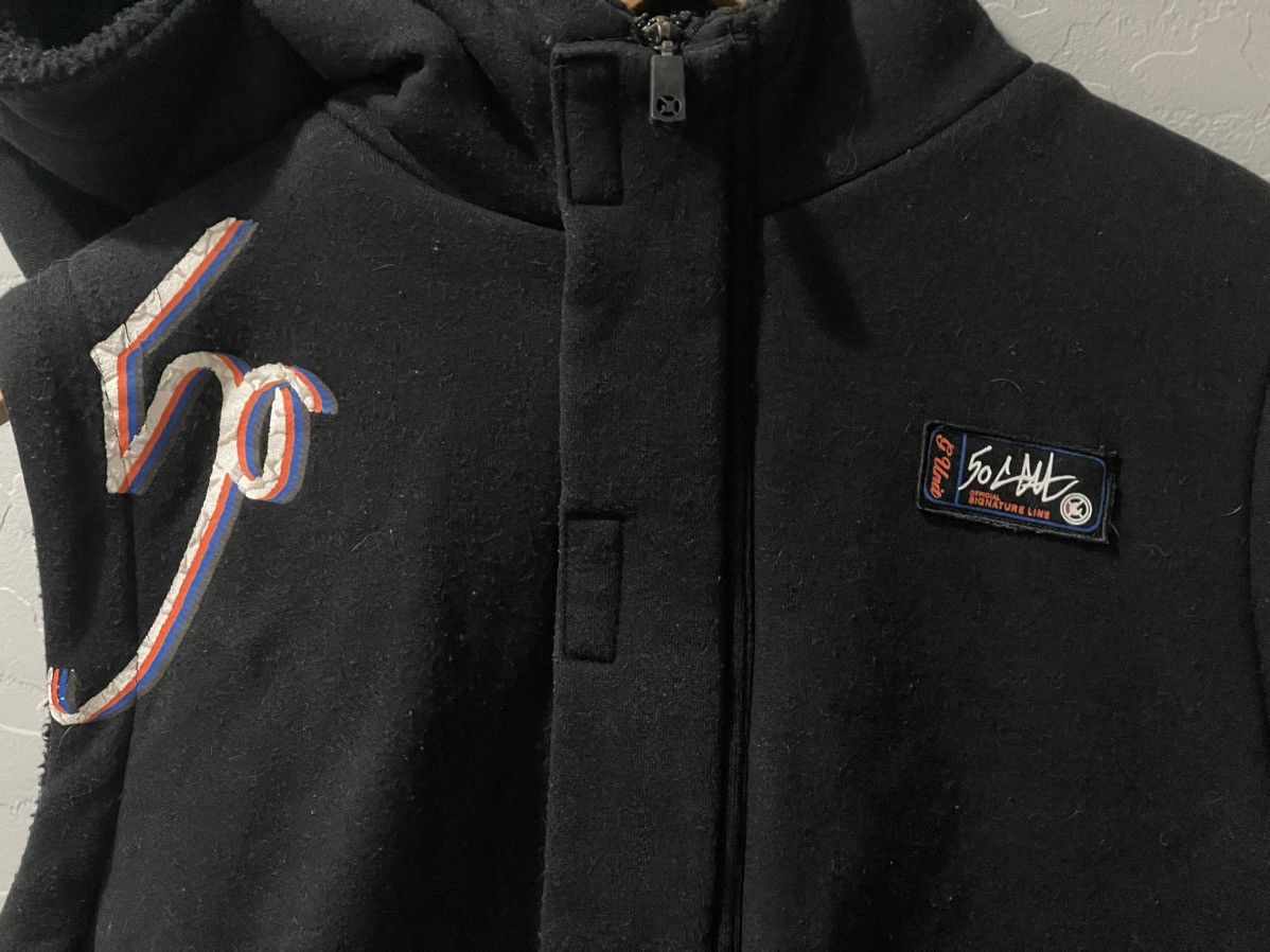 50 Cent × G-Unit × Vintage Vintage Y2K G-Unit 50 Cent Fleece Hoodie Vest Medium Size US M / EU 48-50 / 2 - 2 Thumbnail