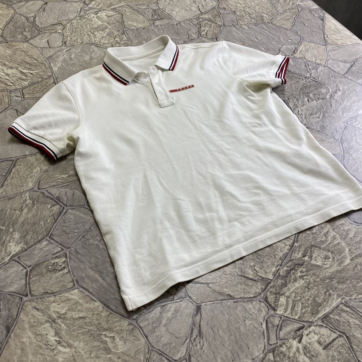 Prada Prada Polo T-Shirt Red Tab Size US M / EU 48-50 / 2 - 3 Thumbnail