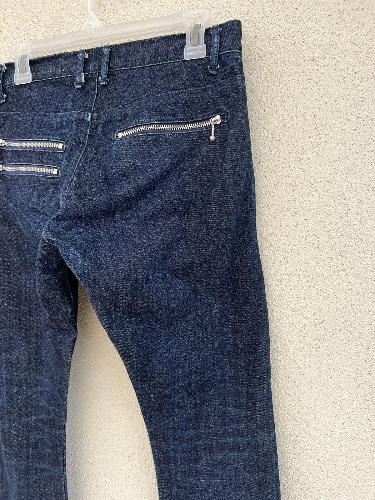 Japanese Brand Vintage AW 2009 PLEIN Yoshida Roberto Hybrid Denim Jeans Size US 29 - 18 Thumbnail