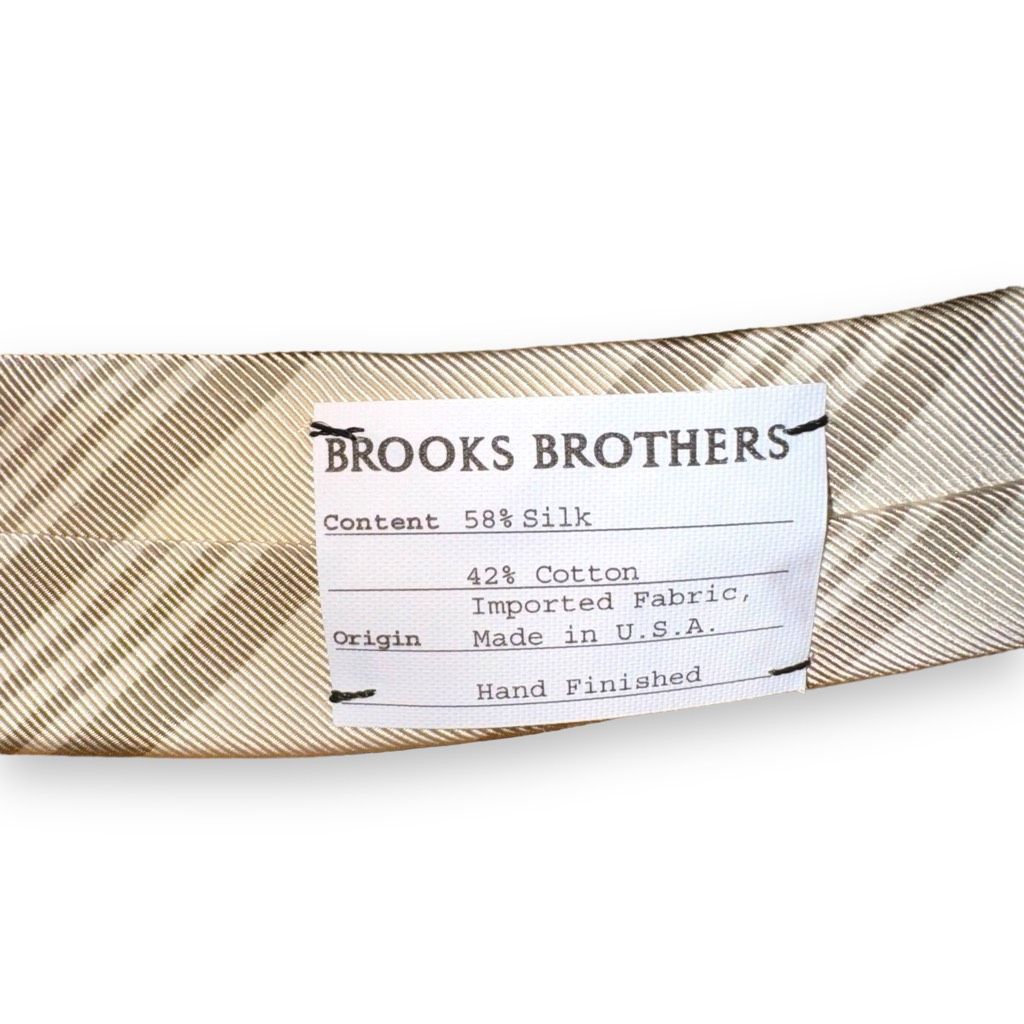 Thom Browne NWT Brooks Brothers Black Fleece by Thom Brown Gold Stripe T Size ONE SIZE - 4 Thumbnail