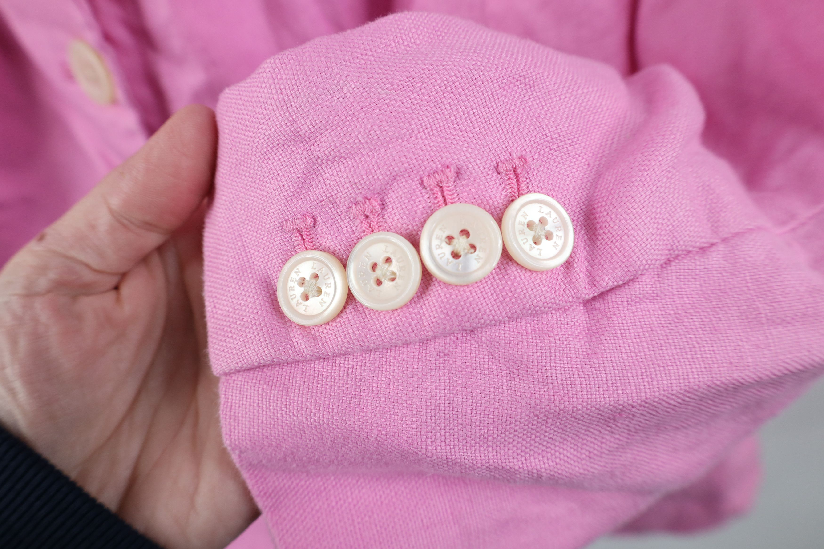 Polo Ralph Lauren Vintage 90s Y2K Ralph Lauren Jacket Pink Legally Blonde Size XXL / US 16-18 / IT 52-54 - 4 Thumbnail