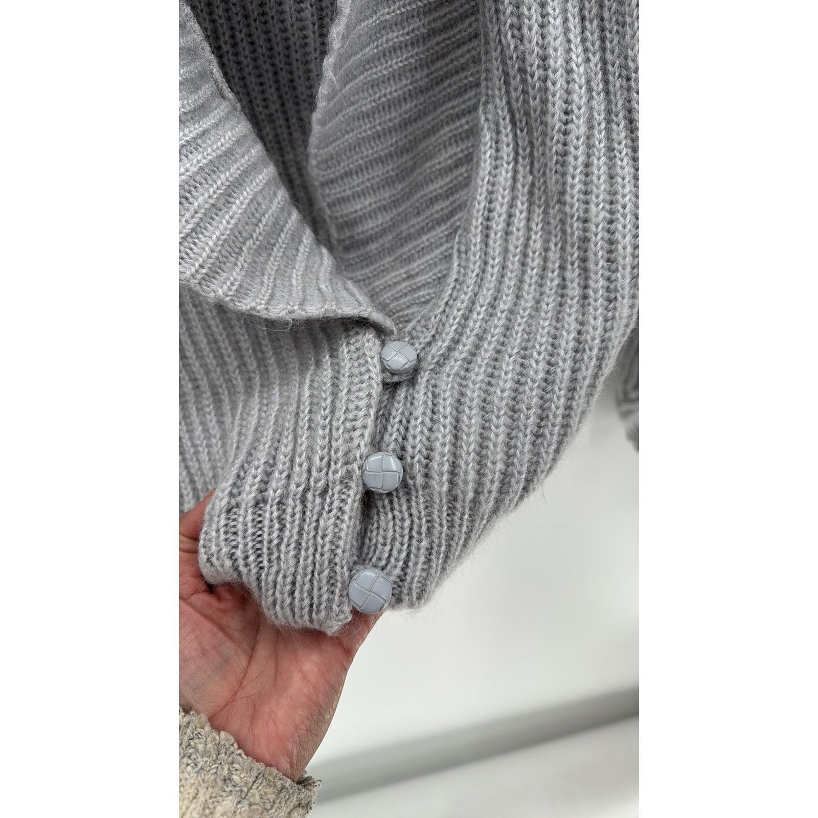 Vintage Vintage wool blend balloon sleeve cardigan sweater size M Size M / US 6-8 / IT 42-44 - 6 Thumbnail