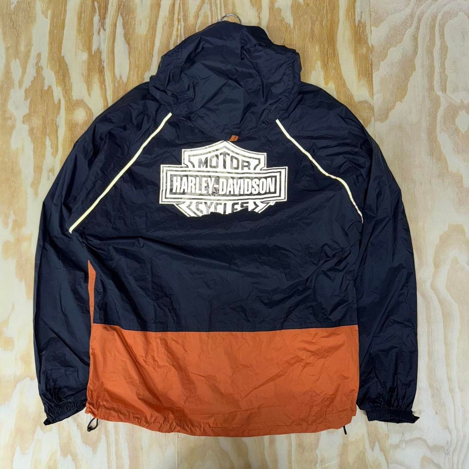 Harley Davidson Vintage y2k harley davidson 00s packable windbreaker jacket Size US S / EU 44-46 / 1 - 1 Thumbnail