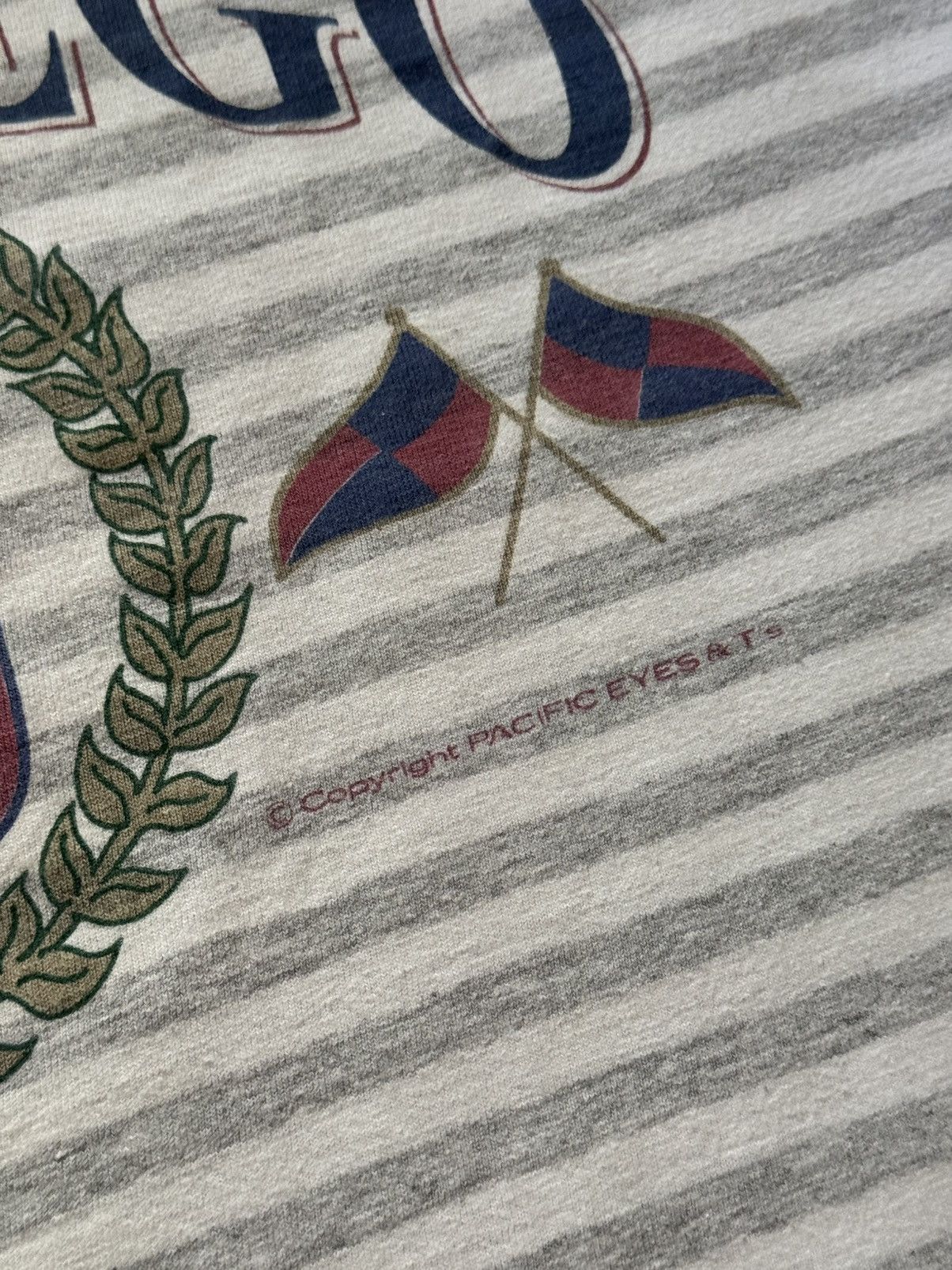 Vintage Vintage 90’s San Diego Made In USA Single Stitch Stripes Tee Size US XL / EU 56 / 4 - 3 Thumbnail