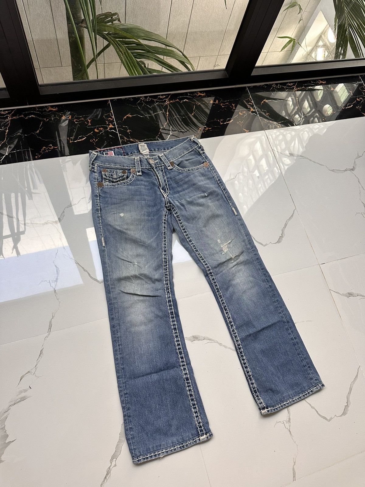 True Religion × Vintage TRUE RELIGION VINTAGE RETRO JAPAN JEANS Size US 31 - 8 Thumbnail