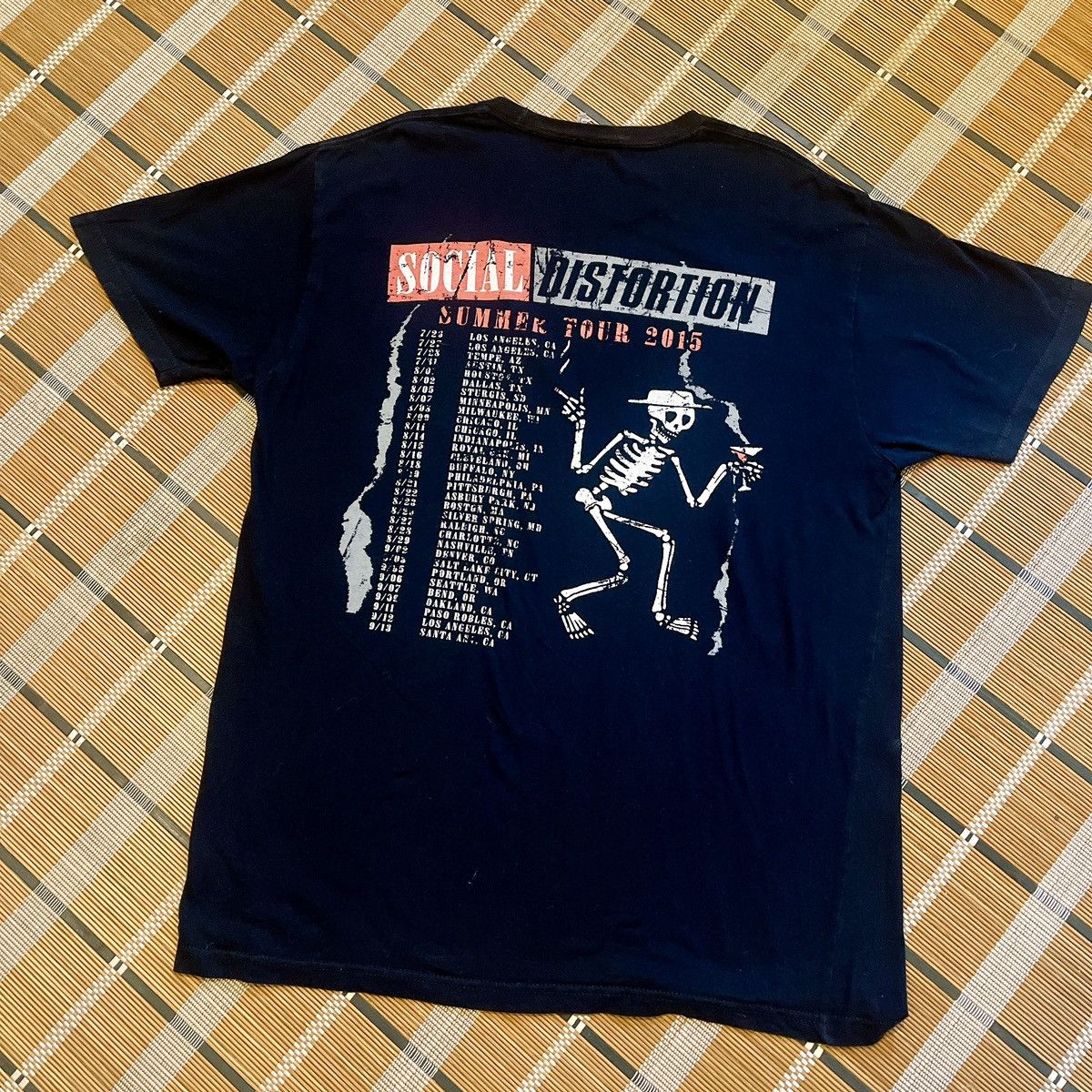 Band Tees × Vintage Social Distortion Summer Tour 2015 Size US L / EU 52-54 / 3 - 3 Thumbnail