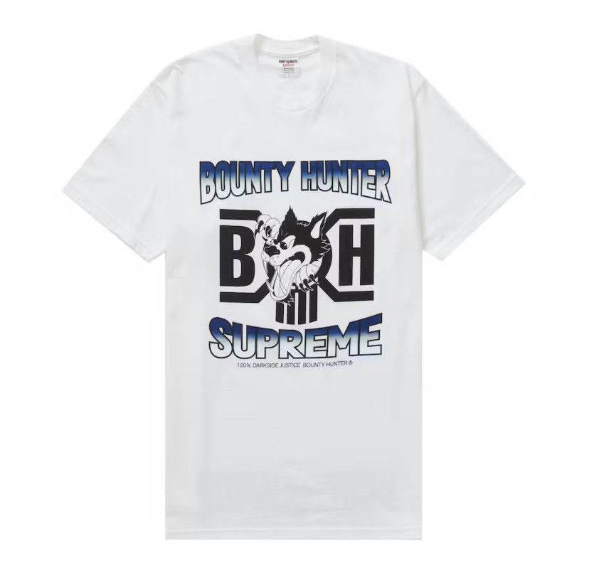 Supreme Supreme X Bounty Hunter Wolf Tee White DSWT | Grailed