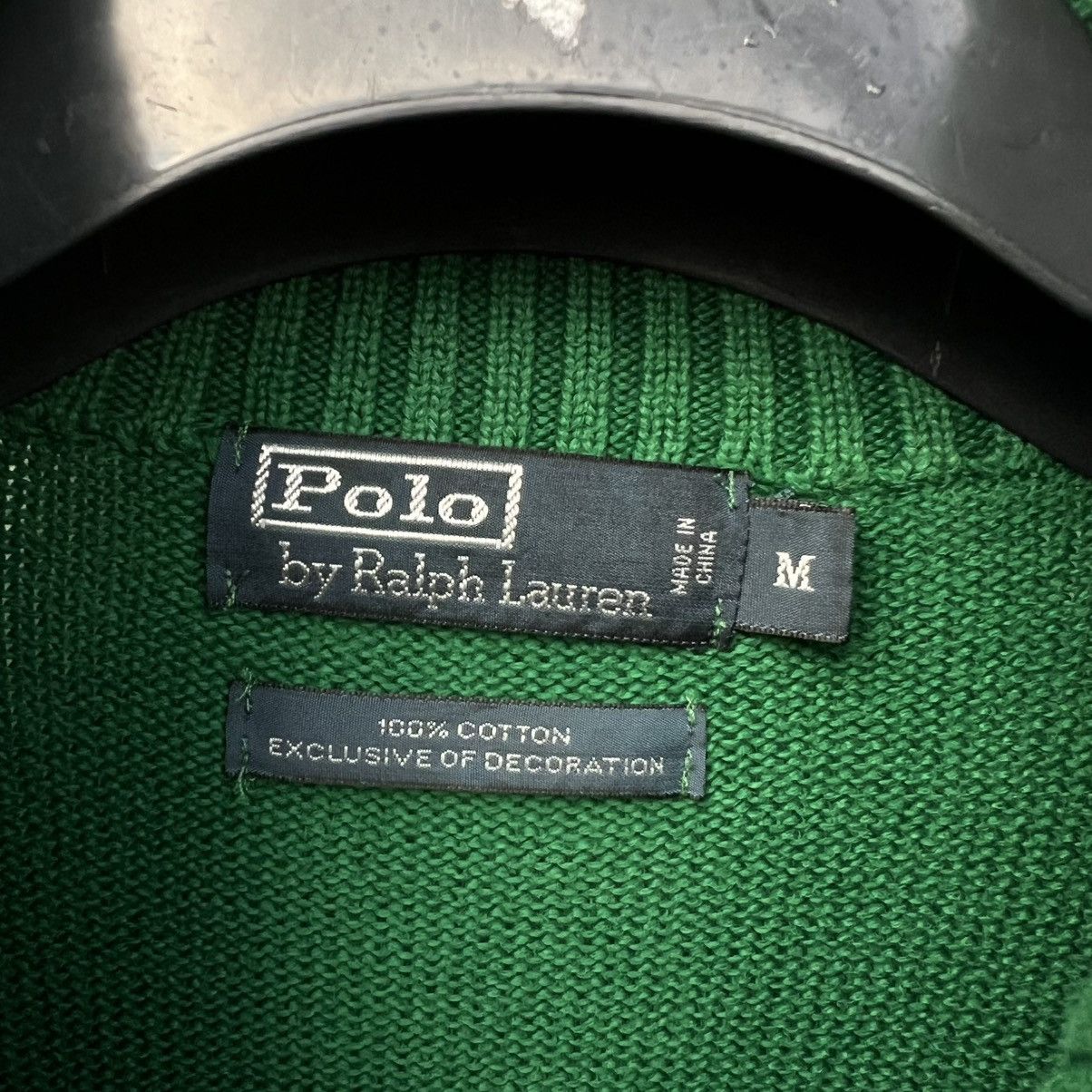 Polo Ralph Lauren Polo Ralph Lauren 1/4 zip sweater sweatshirt vintage Size US M / EU 48-50 / 2 - 2 Thumbnail