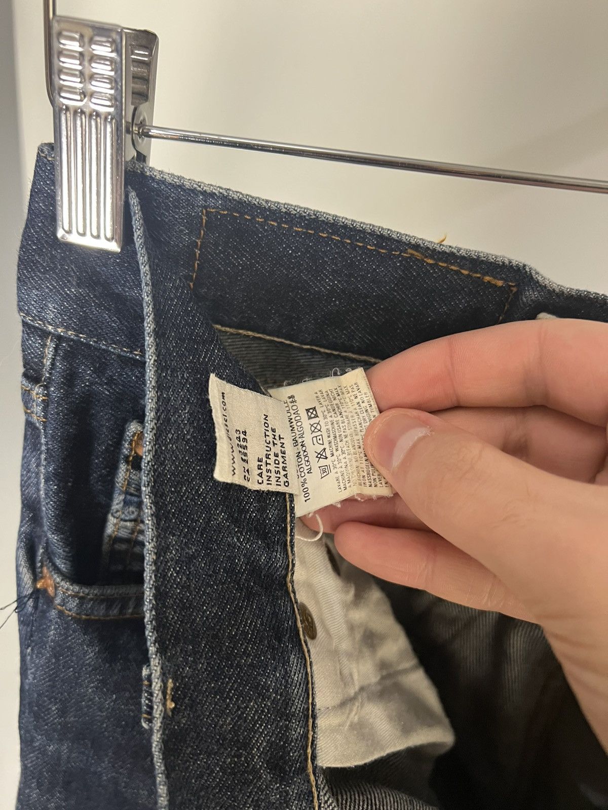 Diesel × Vintage VERY RARE DIESEL INDUSTRY DENIM DIVISION JEANS DESIGNER 90s Size US 30 / EU 46 - 4 Thumbnail