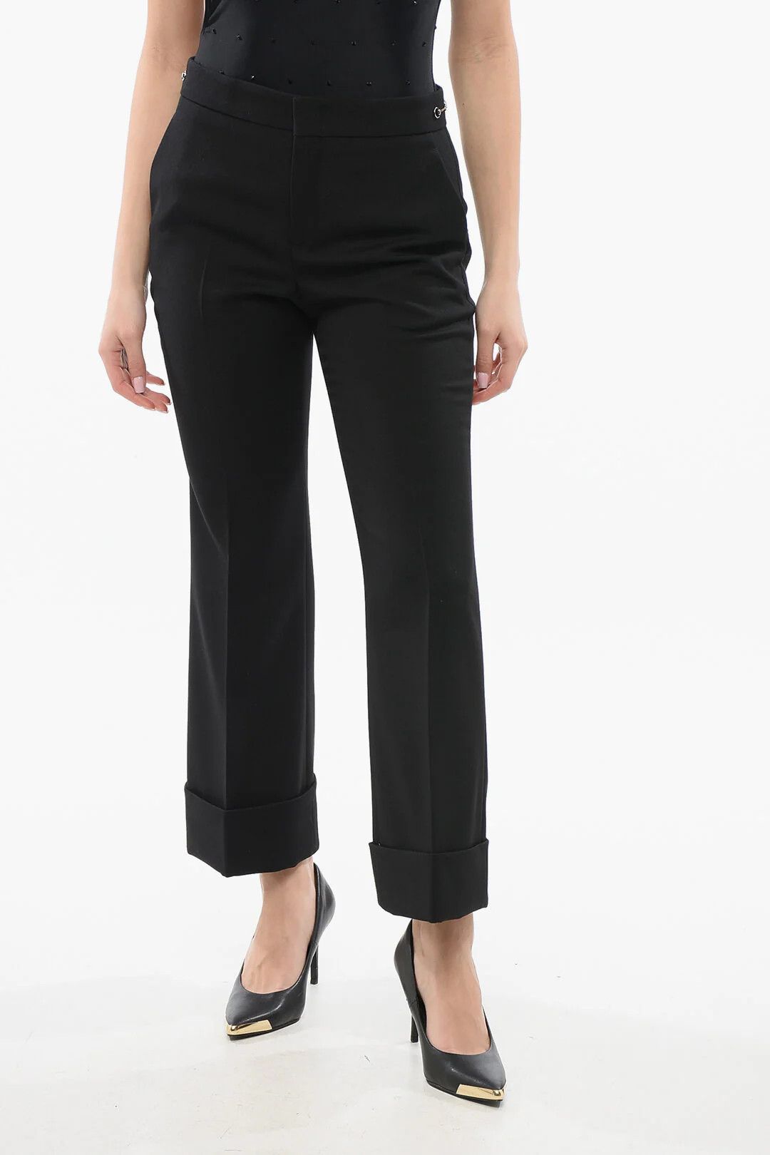 Gucci o1mm0326 Wool Pant in Black Size 28" / US 6 / IT 42 - 1 Thumbnail