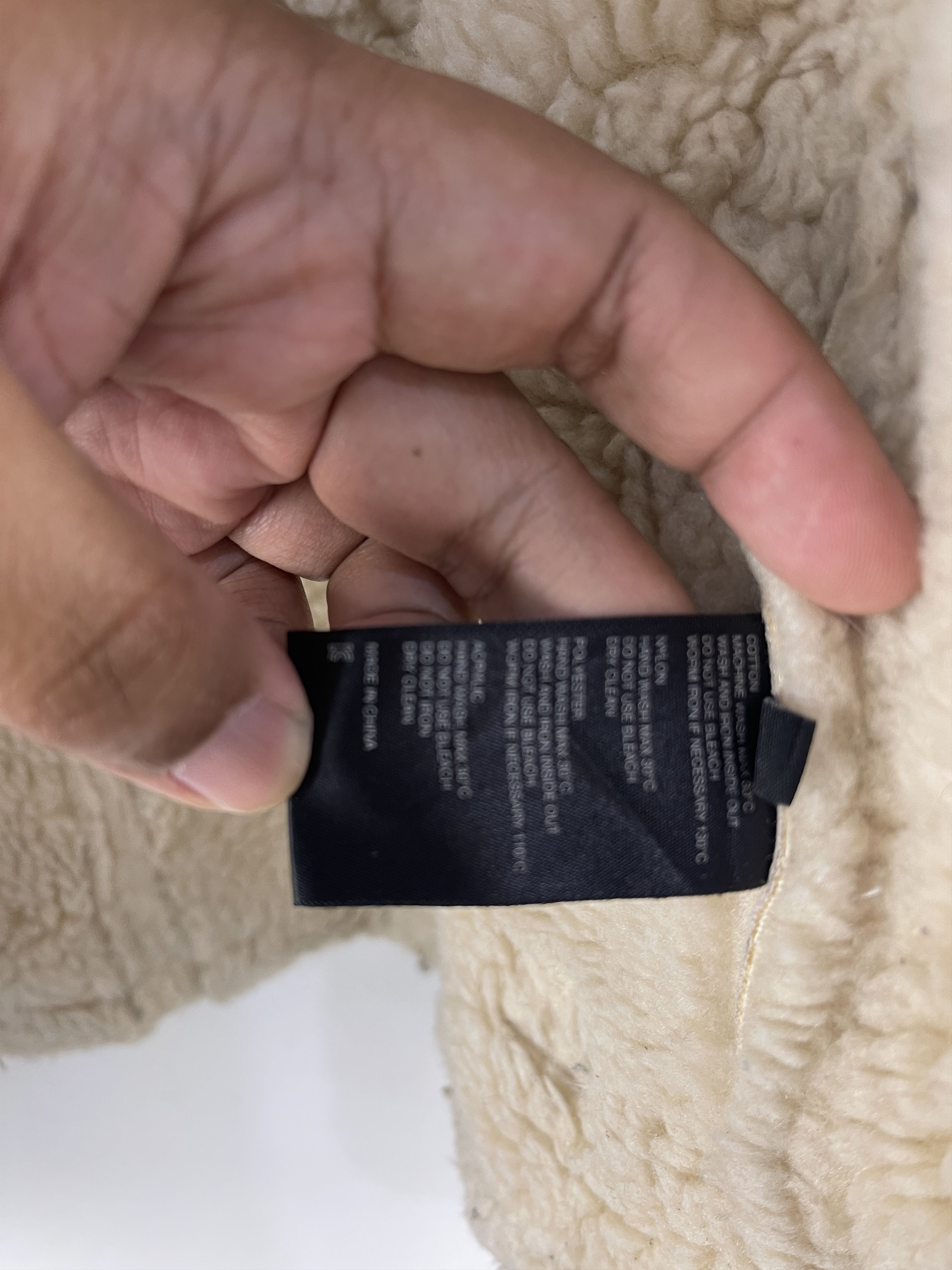 Vivastudio Vivastudio Sherpa Lined Aviator Flight Jacket Grey Shearling Size US L / EU 52-54 / 3 - 16 Thumbnail