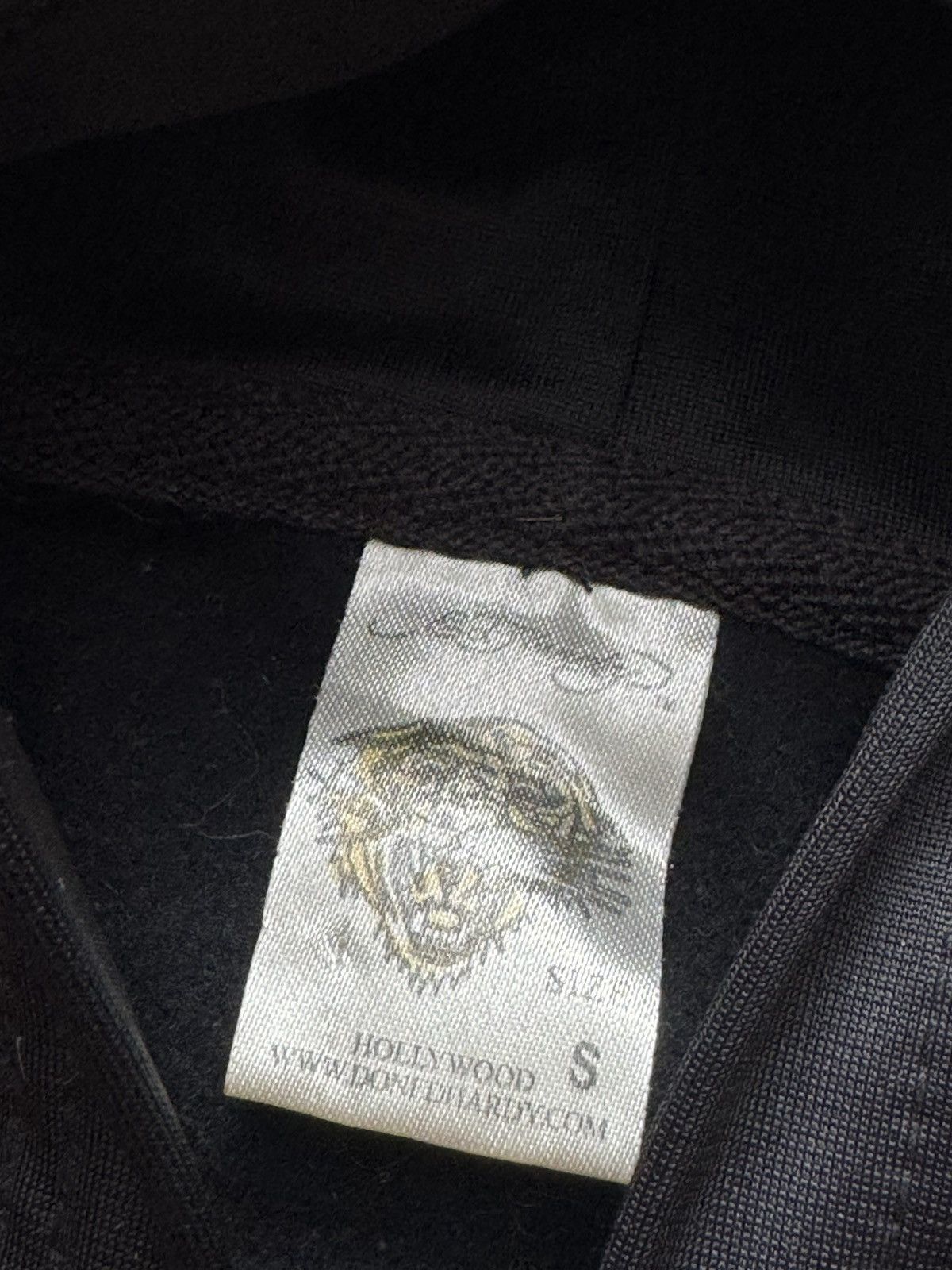 Christian Audigier × Ed Hardy Y2K Vintage Ed Hardy Zip Up Hoodie Logo Streetwear Rare VTg Size S / US 4 / IT 40 - 6 Thumbnail