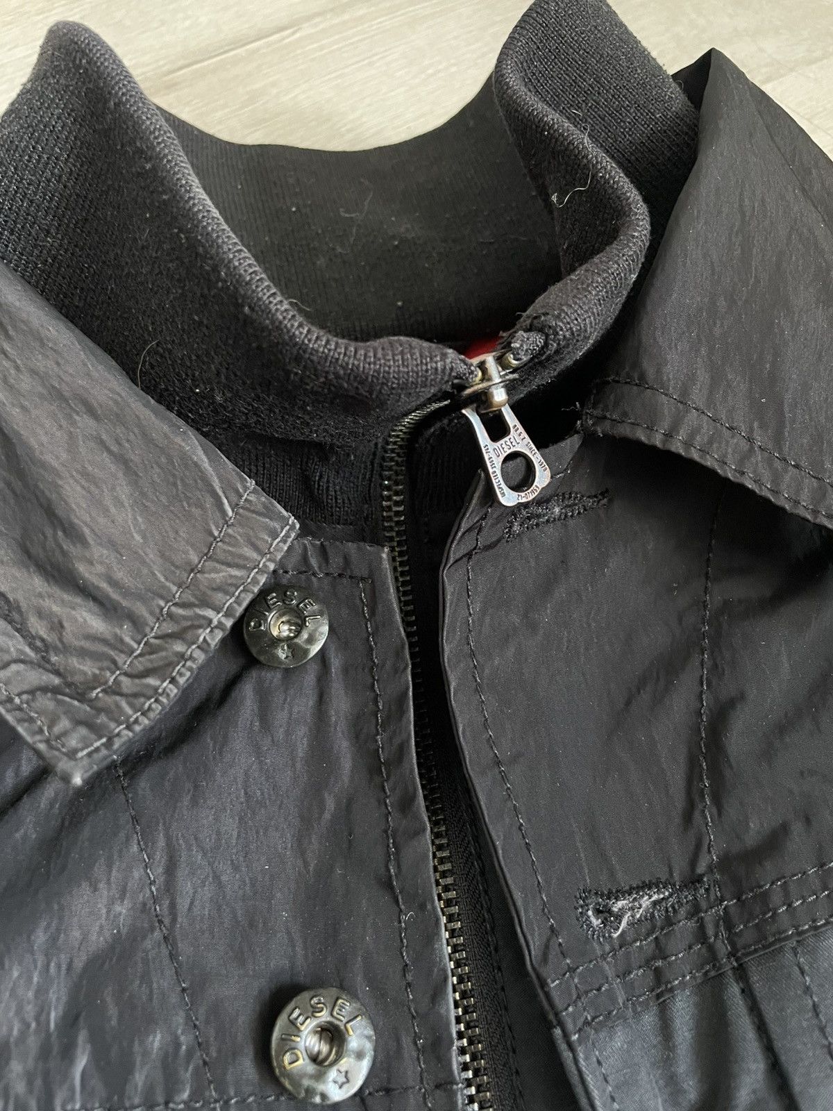 Vintage Diesel Industry Jacket Nylon Y2k Cyber Streetwear