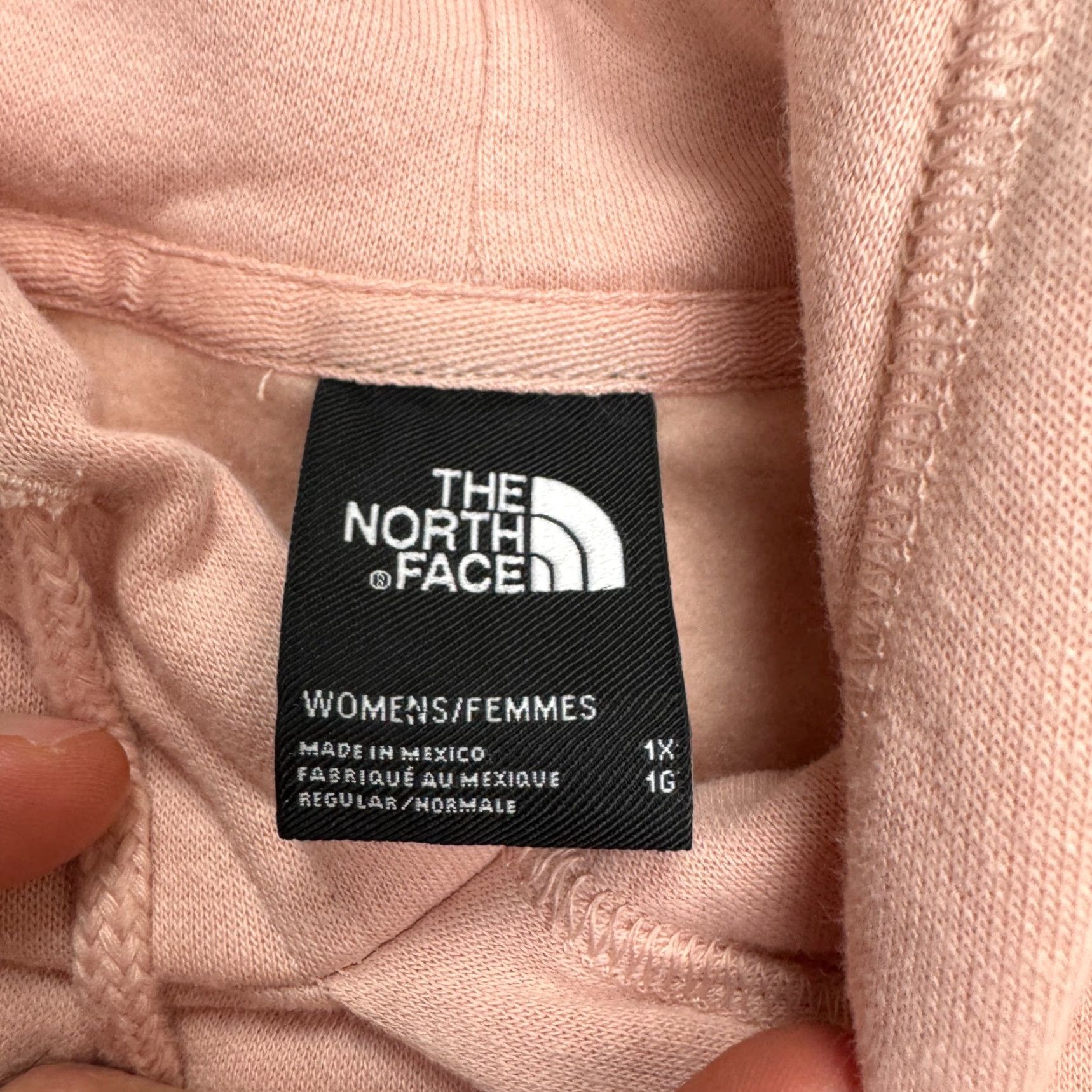 The North Face The North Face Pullover Hoodie Womens 1X Plus Peach Spellout Graphic Sweatshirt Size XL / US 12-14 / IT 48-50 - 7 Thumbnail