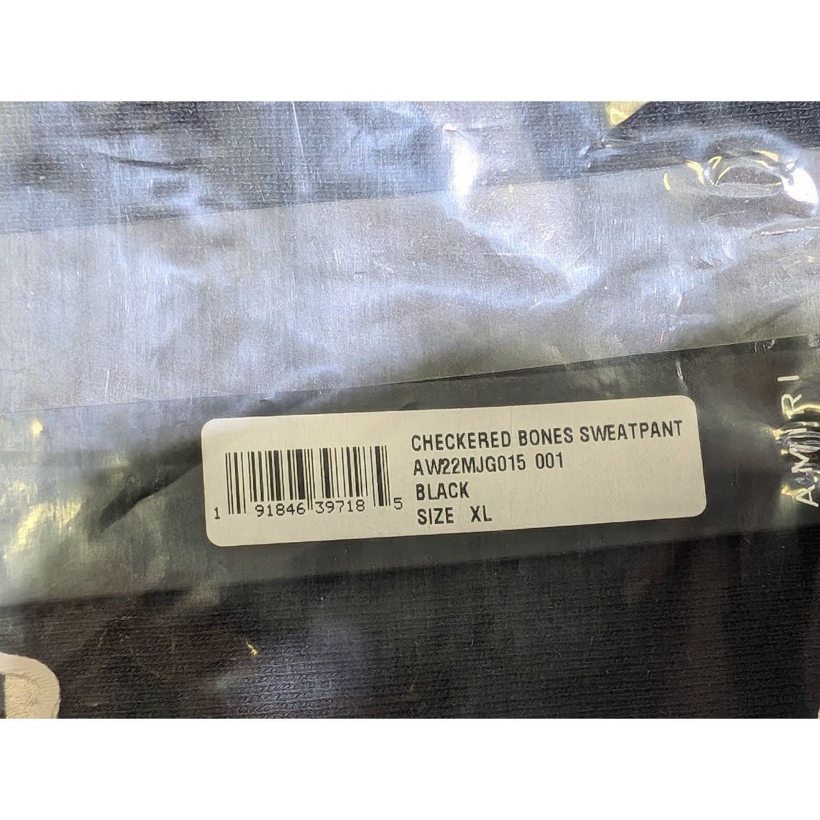 Amiri o1rshd1 Checkered Bones Sweatpants in Black Size US 36 / EU 52 - 22 Thumbnail