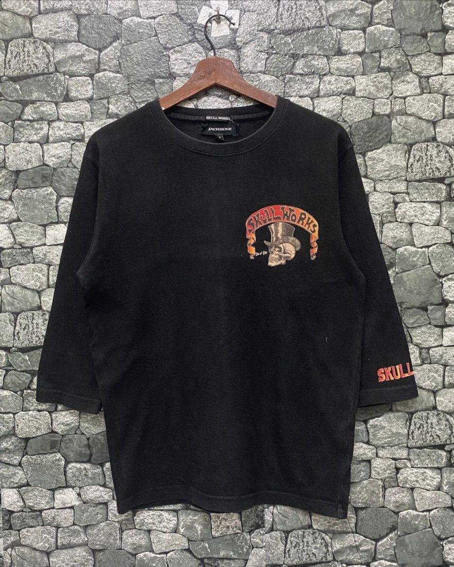 JACKROSE Vintage Jack Rose Skulls Work Streetwear Tshirt Size US M / EU 48-50 / 2 - 2 Thumbnail