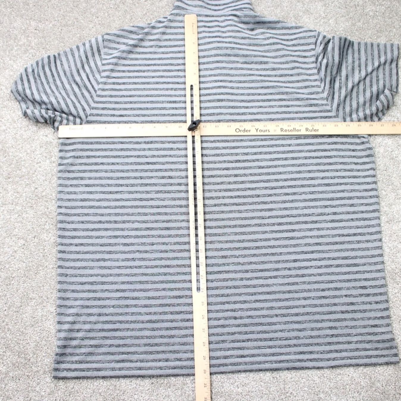 Puma PUMA Polo Shirt Mens 2XL Gray Striped Golf Short Sleeve Stretch Pullover Polo Shirt Mens 2XL Gray Striped Golf Short Sleeve Stretch Pullover Size US XXL / EU 58 / 5 - 7 Thumbnail