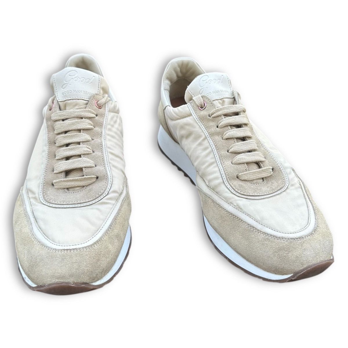 Good Man Brand GOOD MAN BRAND Triumph Trainer Sneaker Cream Size US 9 / EU 42 - 1 Thumbnail