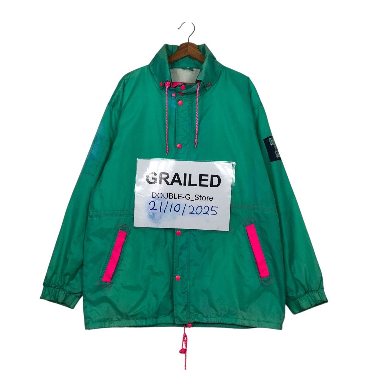 Japanese Brand 📌Vintage Bomber Jacket Sports Rainbow Apple Racing Team Size US L / EU 52-54 / 3 - 1 Thumbnail