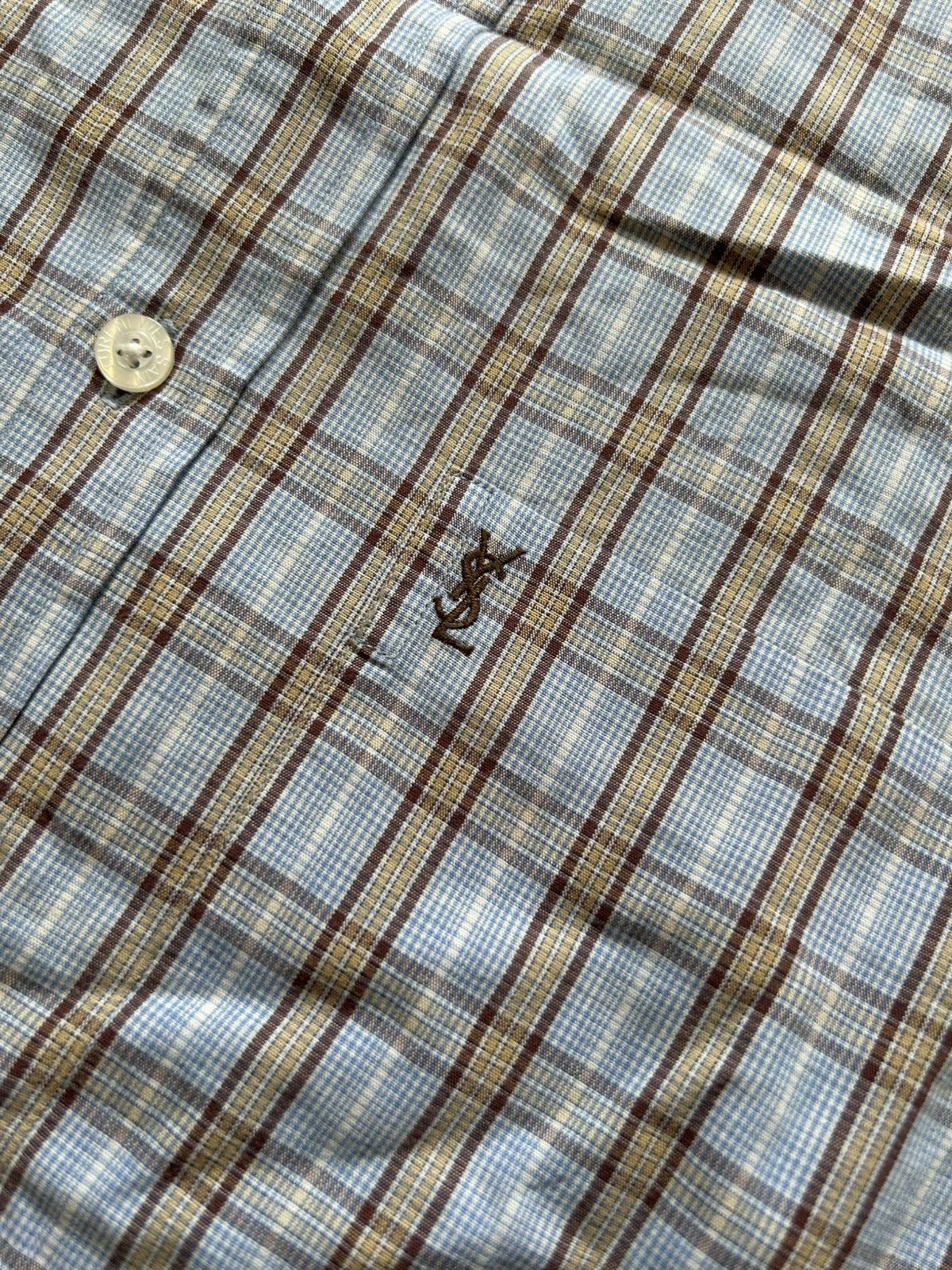 Yves Saint Laurent YSL YVES SAINT LAURENT VINTAGE SHORT SLEEVE SHIRT SIZE S Size US S / EU 44-46 / 1 - 3 Thumbnail