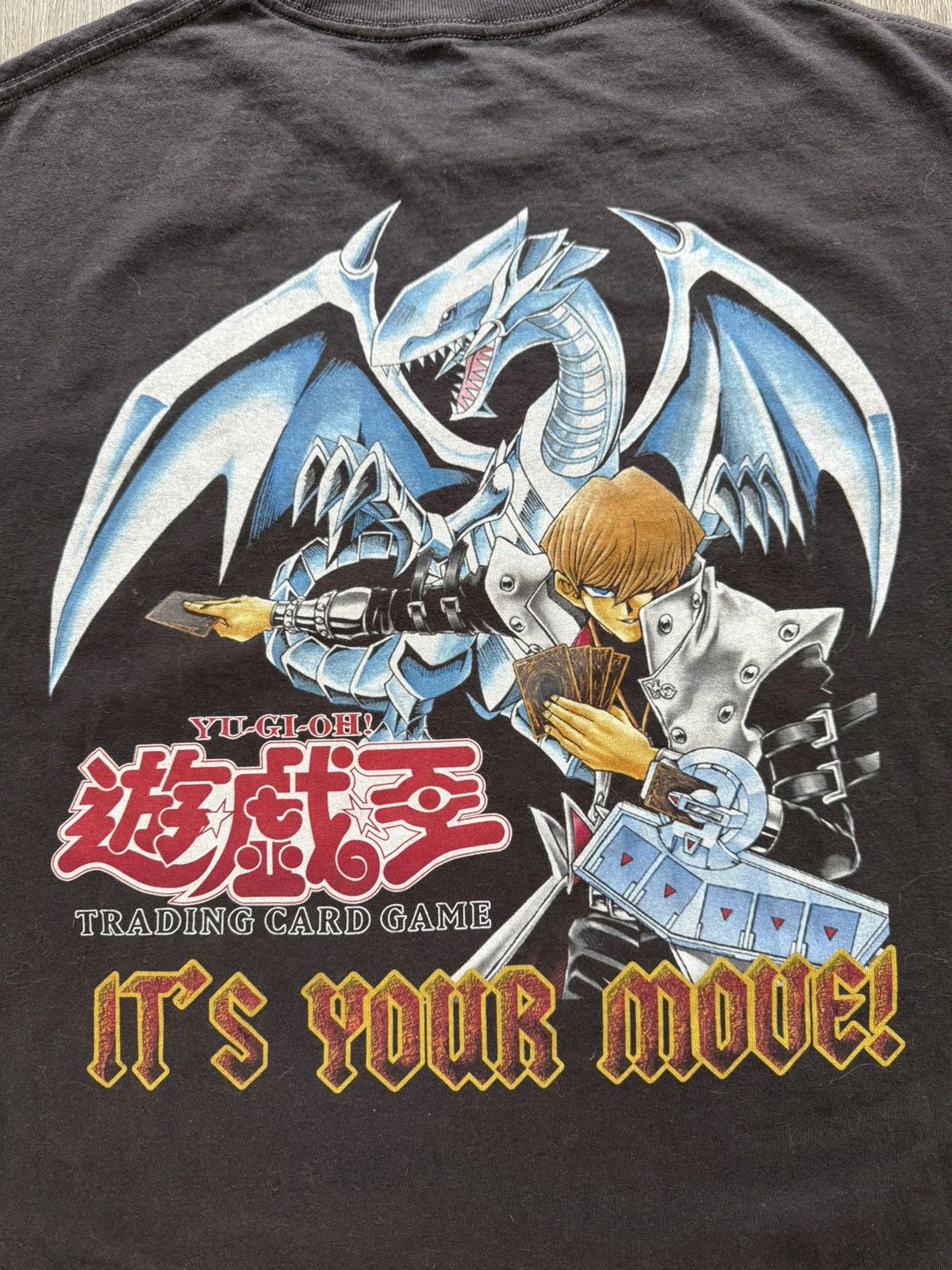 Other Vintage Yugioh Blue Eyes White Dragon Tee Shirt Size US XL / EU 56 / 4 - 8 Thumbnail