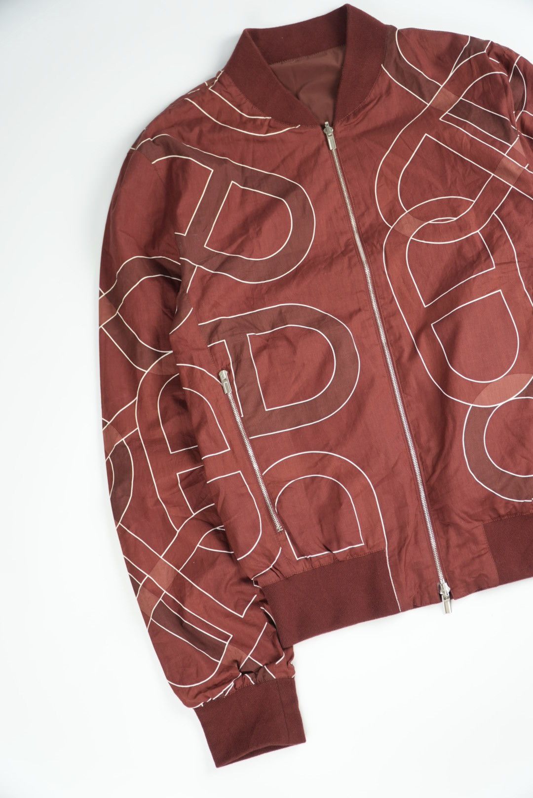Hermes Hermes Jacket Chaine D'Ancre Red Reversible Windbreaker Size US M / EU 48-50 / 2 - 5 Thumbnail