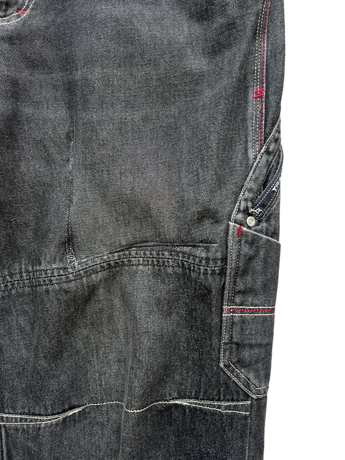 Japanese Brand Transer Jeans Hip Hop Skateboard Multipocket Baggy Jeans 31 Size 31" - 7 Thumbnail