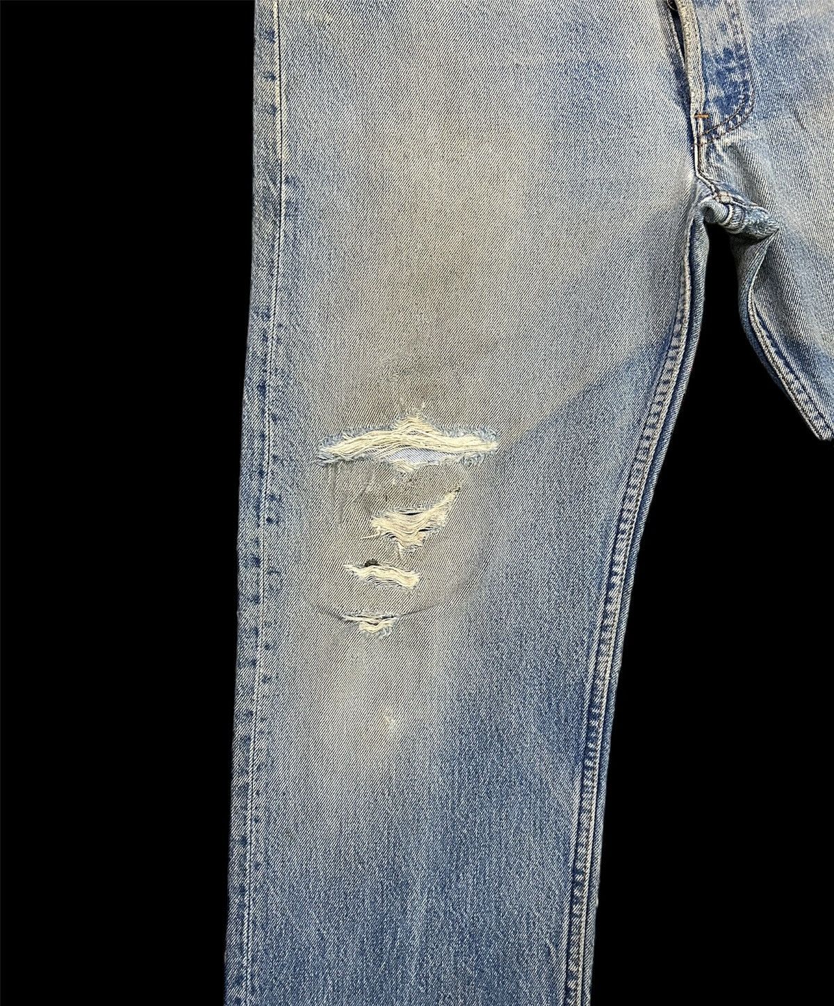 Levi's × Vintage Vintage Levis 80s 501 Distressed Size US 33 - 5 Thumbnail