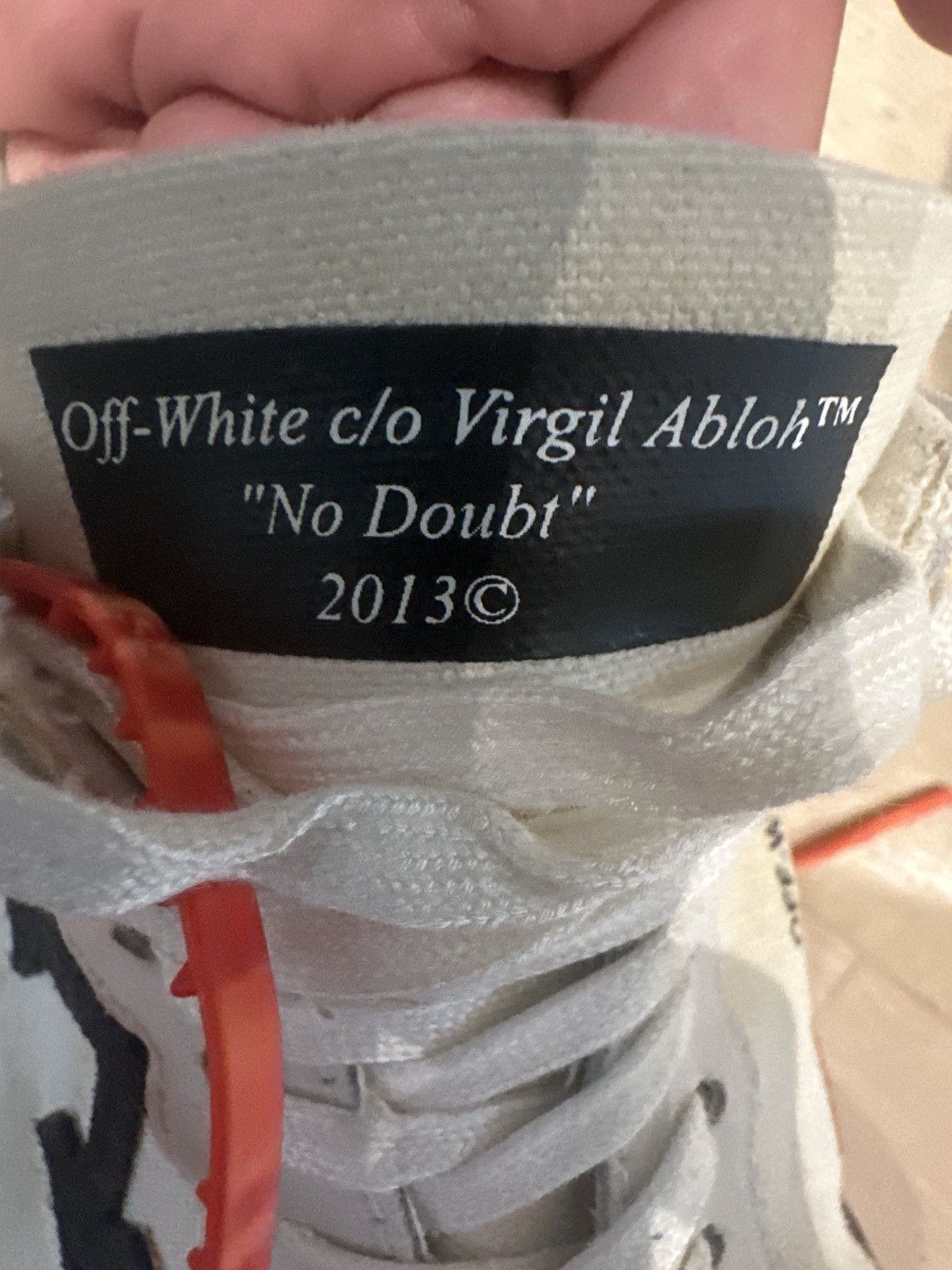 Off-White Off-white/virgin abloh low top sneaker Size US 8.5 / EU 41-42 - 3 Thumbnail