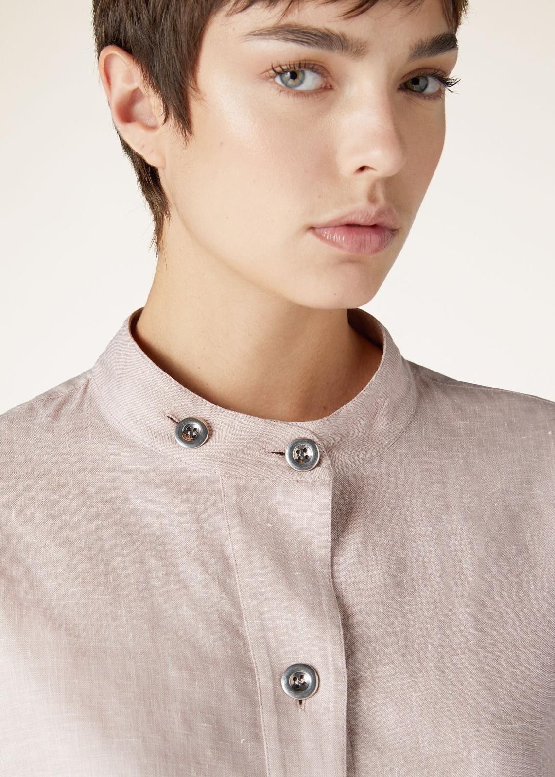 Loro Piana o1srvl11e0725 FAN6583 Ruth Shirt in Light Pink Size L / US 10 / IT 46 - 7 Thumbnail