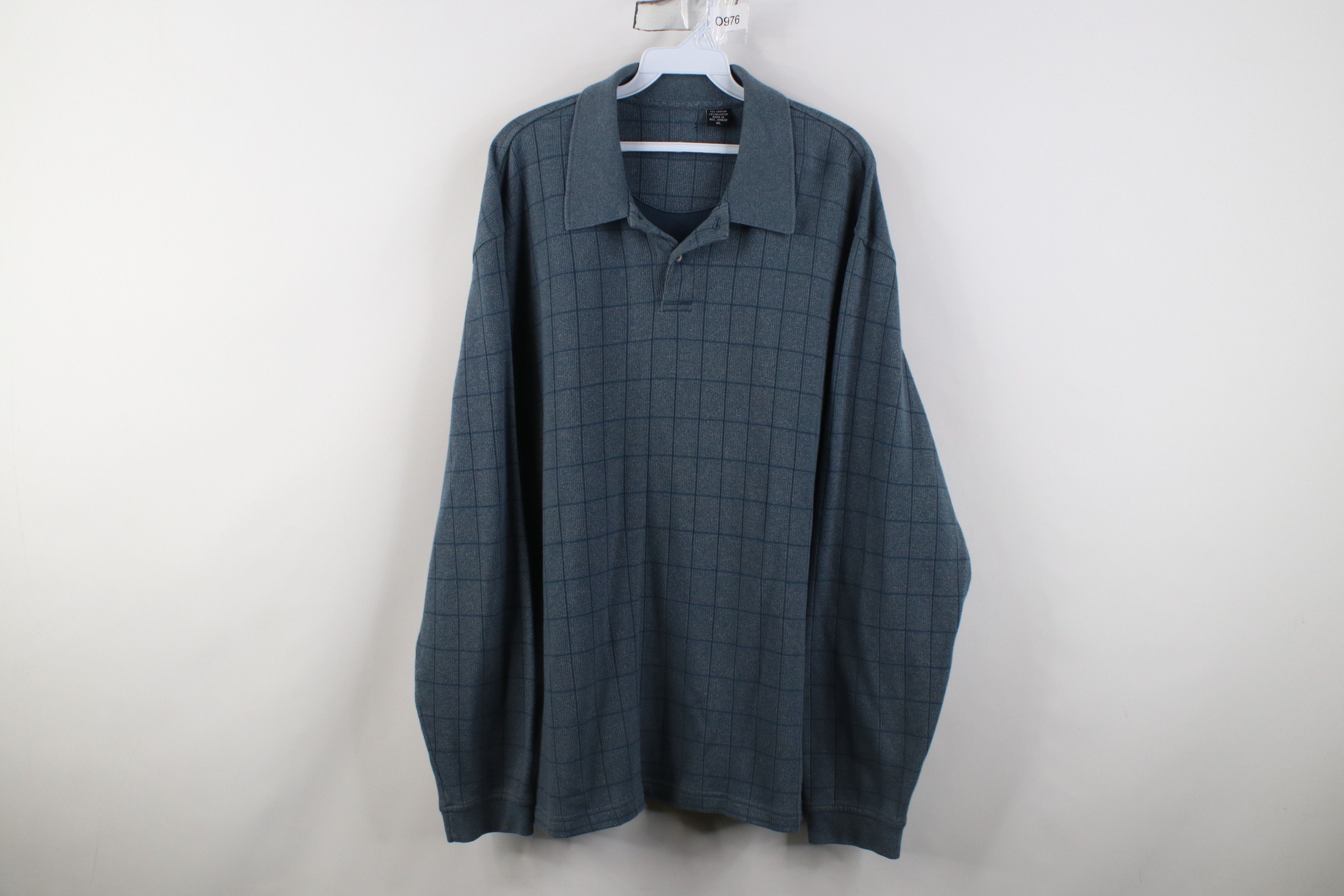 Vintage Vintage 90s Y2K Streetwear Knit Long Sleeve Rugby Polo Shirt Size US XL / EU 56 / 4 - 1 Thumbnail