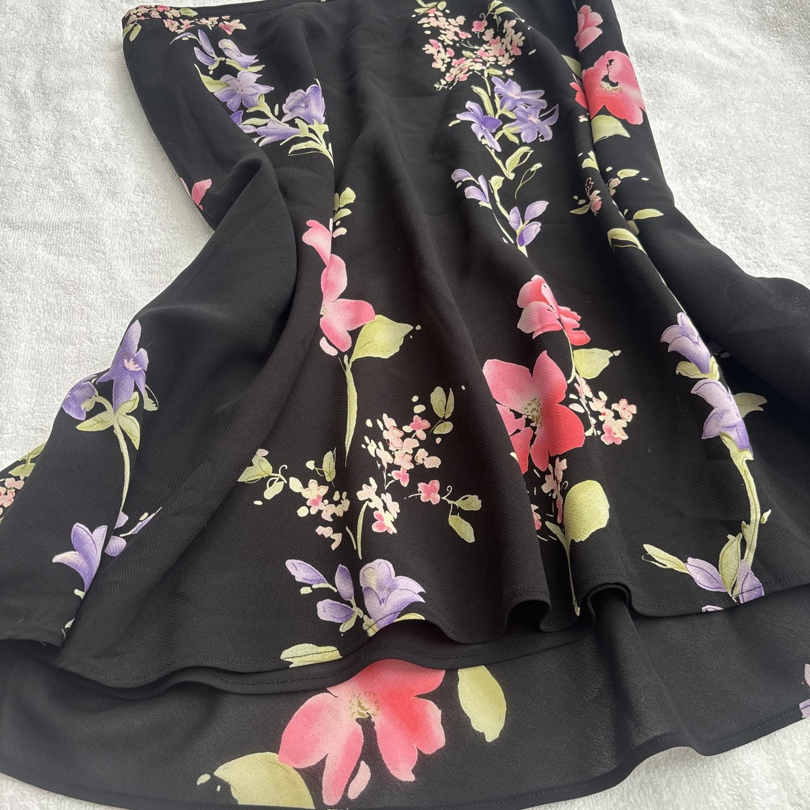 Other vintage floral midi skirt Size 34" / US 12 / IT 48 - 3 Thumbnail