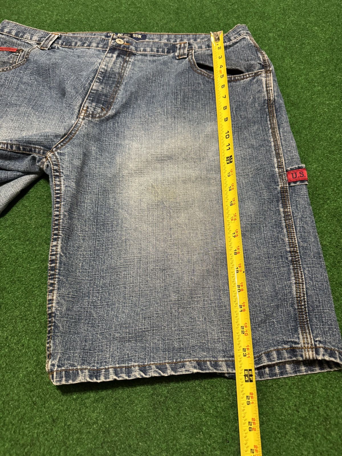 U.S. Polo Assn. × Vintage Y2K Baggy Carpenter Jorts Skater Grunge Hip Hop Shorts Size US 42 / EU 58 - 8 Thumbnail