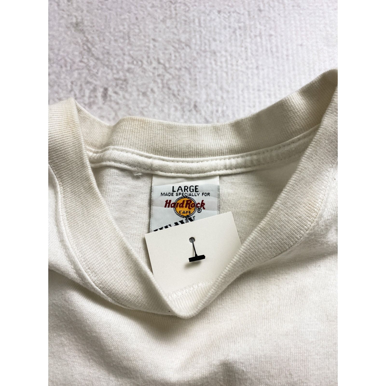 Hard Rock Cafe Vintage 90s Hard Rock Cafe Crewneck T-Shirt - Men's Large Size US L / EU 52-54 / 3 - 3 Thumbnail