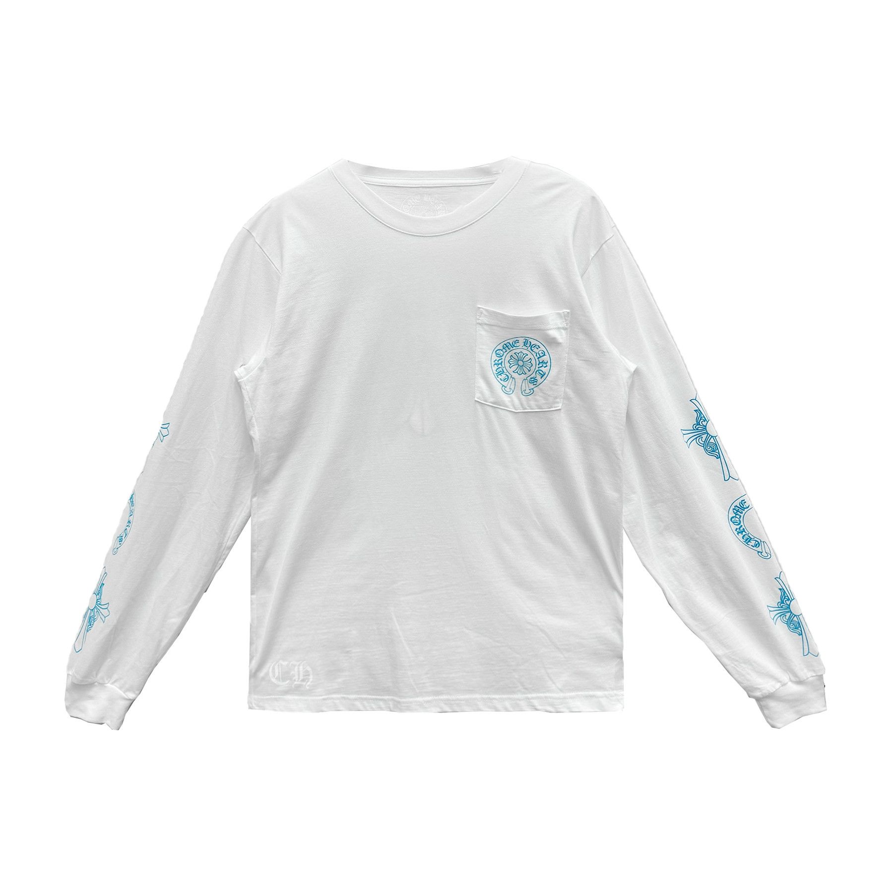 Chrome Hearts Chrome Hearts Blue Triple Cross Floral Long Chrome Hearts Chrome Hearts Blue Triple Cross Floral Long