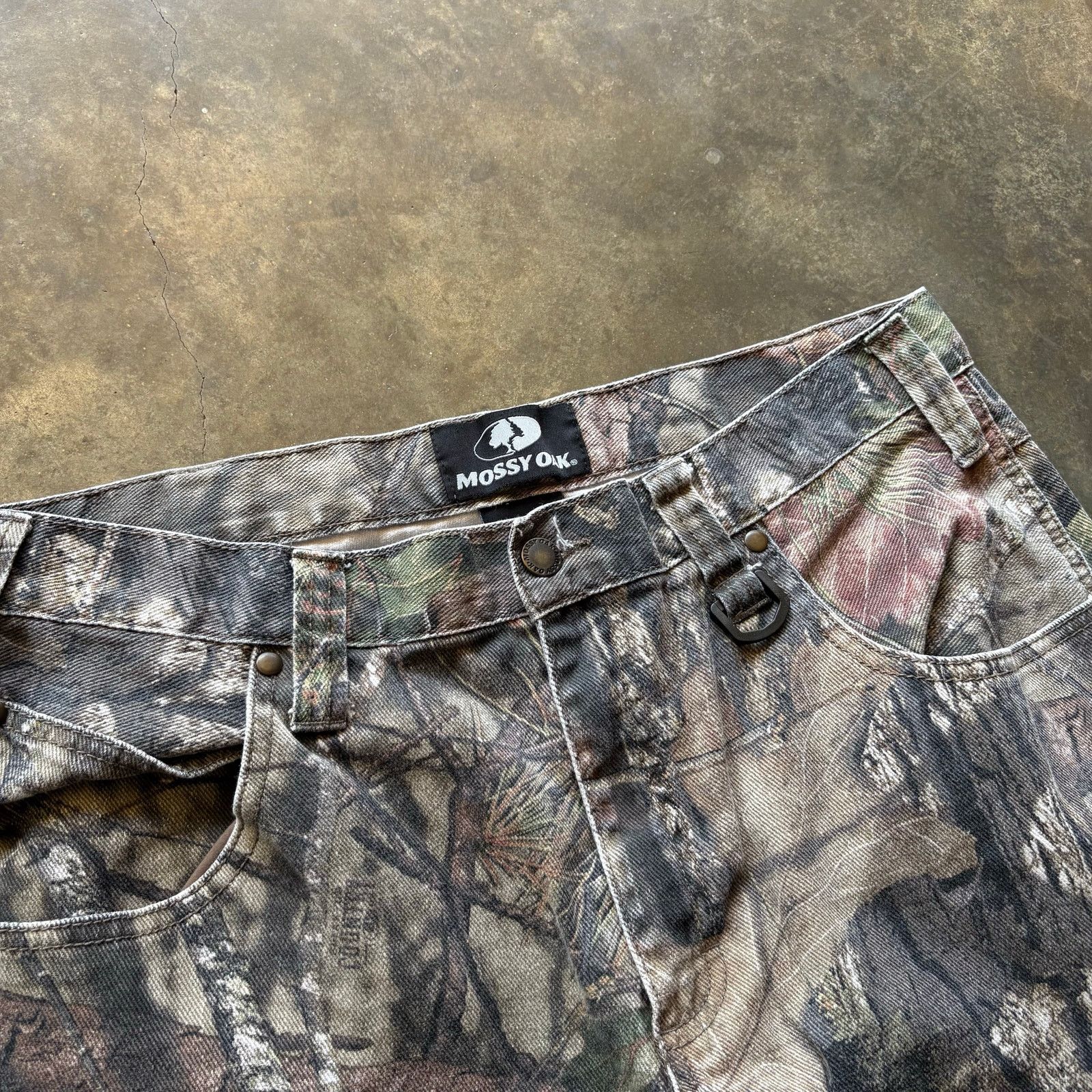Mossy Oaks × Vintage Vintage Essential Mossy Oak Camouflage Blue Jeans 34x34 Size US 34 / EU 50 - 3 Thumbnail