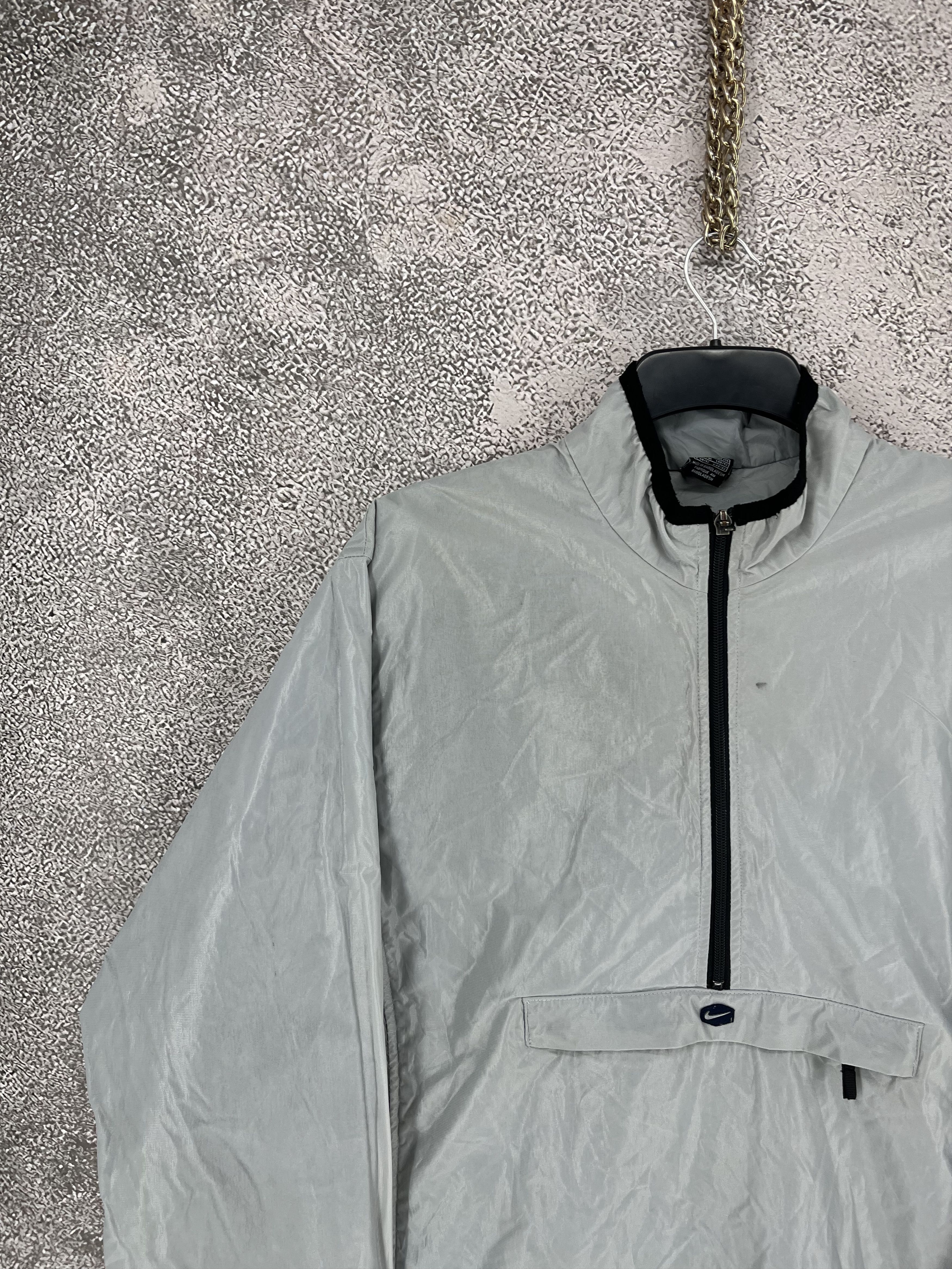 Nike Vintage Nike Pullover Windbreaker Hoodie Grey Size-M Size US M / EU 48-50 / 2 - 5 Thumbnail