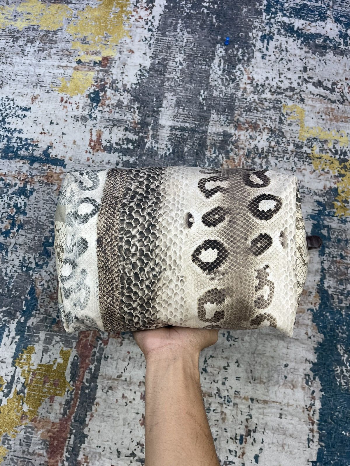 Longchamp Longchamp Le Pliage Snake Skin Print Tote Bags Size ONE SIZE - 8 Thumbnail