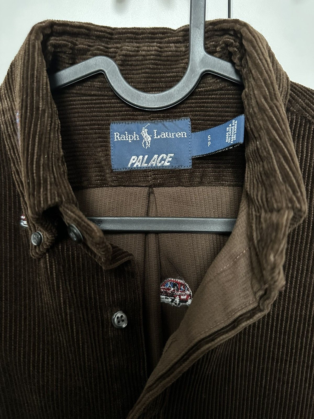 Palace × Polo Ralph Lauren GTI Embroidered Corduroy Shirt Size US S / EU 44-46 / 1 - 2 Thumbnail