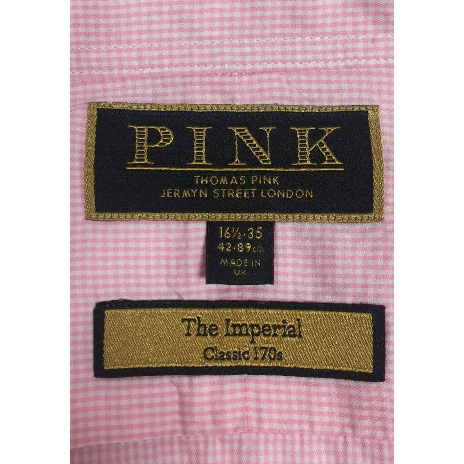 Thomas Pink Thomas Pink Men's Long Sleeve Slim Fit Dress Shirt Size 16.5 Size US M / EU 48-50 / 2 - 4 Thumbnail