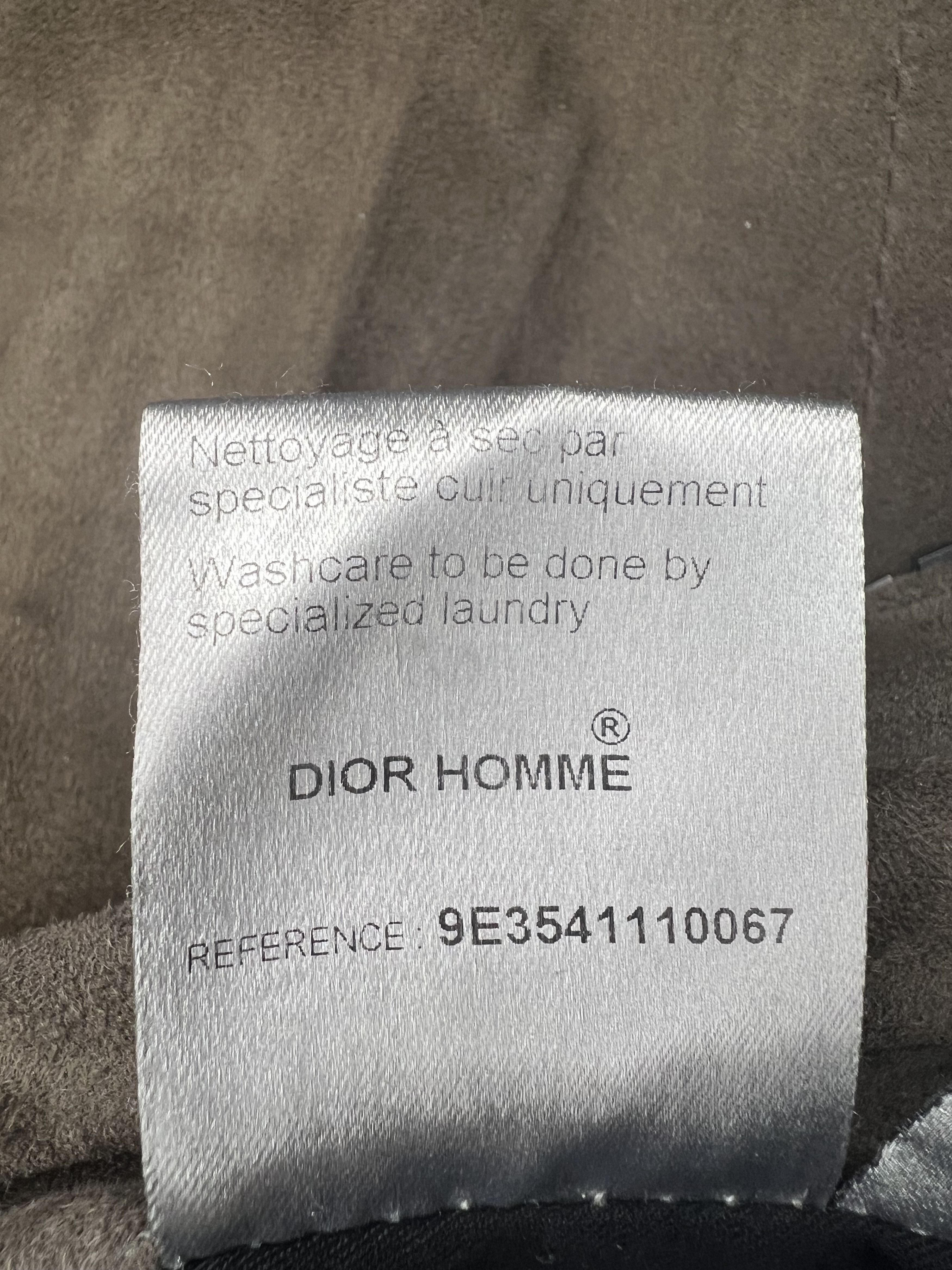 Dior × Hedi Slimane Suede Bomber Jacket Size US M / EU 48-50 / 2 - 19 Thumbnail
