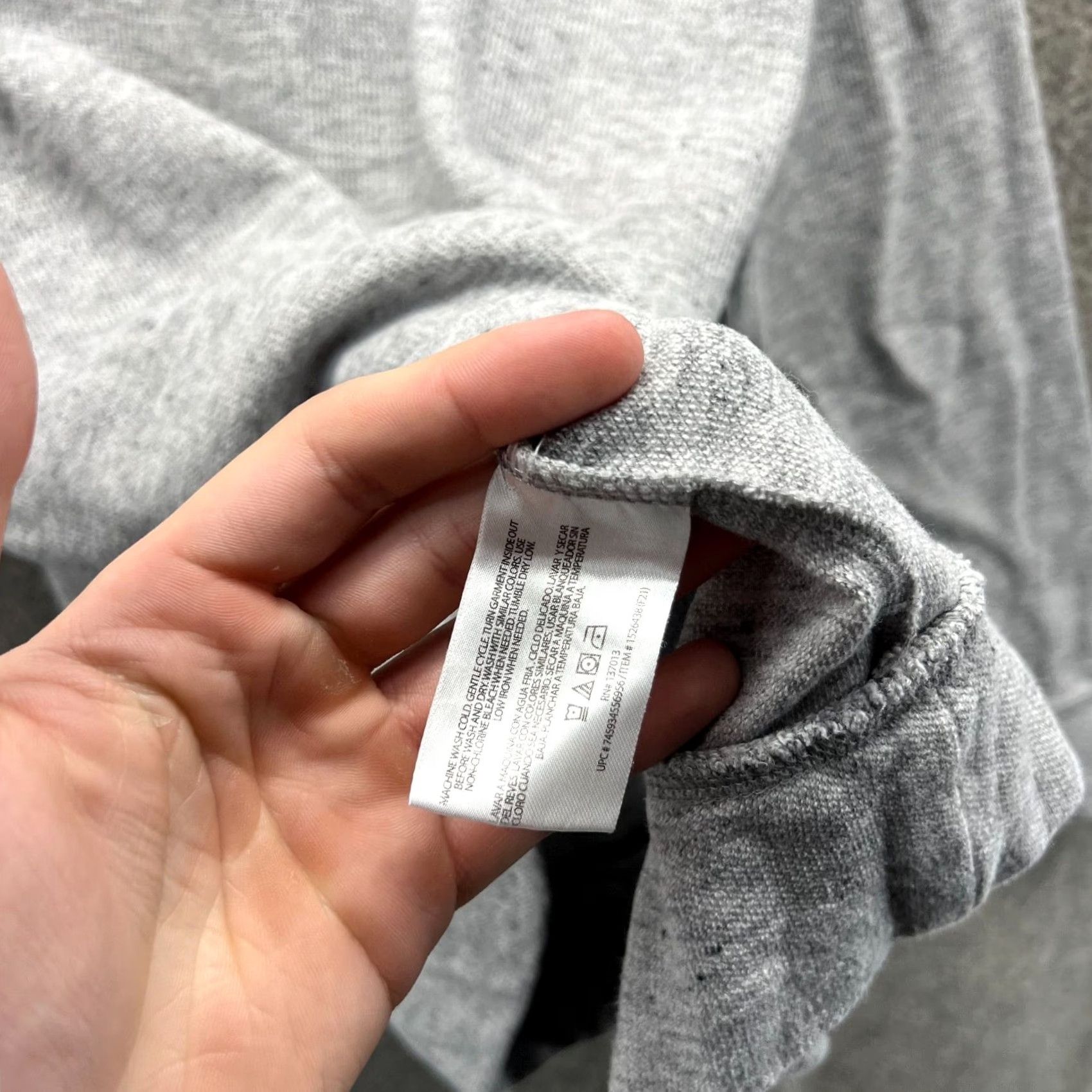Banana Republic BANANA REPUBLIC Sweater Mens Large Gray Crewneck Pullover Fleece Long Sleeve Cotton All Seasons Regular Fit Vintage: No Size US L / EU 52-54 / 3 - 5 Thumbnail