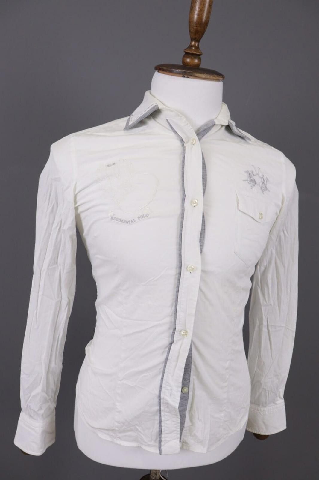 La Martina La Martina White Long Sleeve Button Down Shirt Size M Size US M / EU 48-50 / 2 - 8 Thumbnail